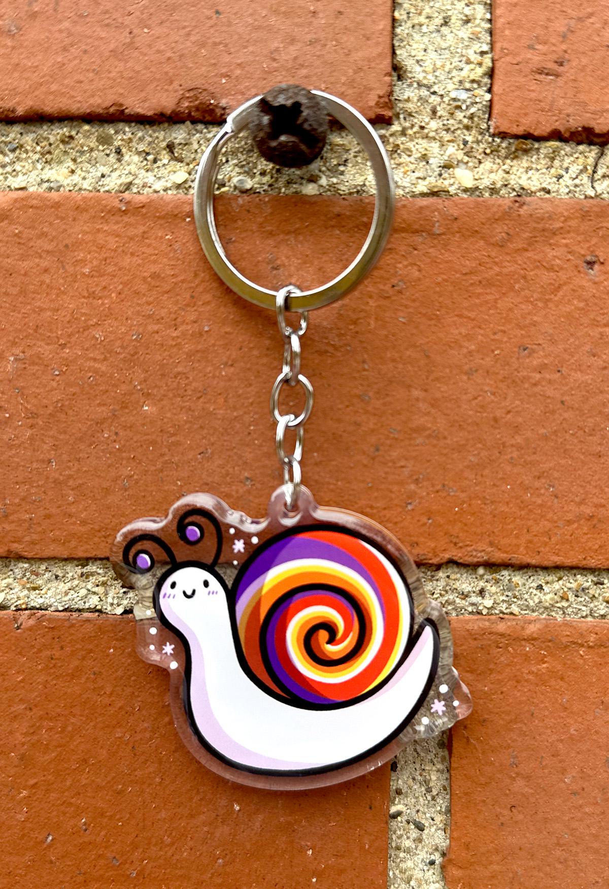 Snail Keychain