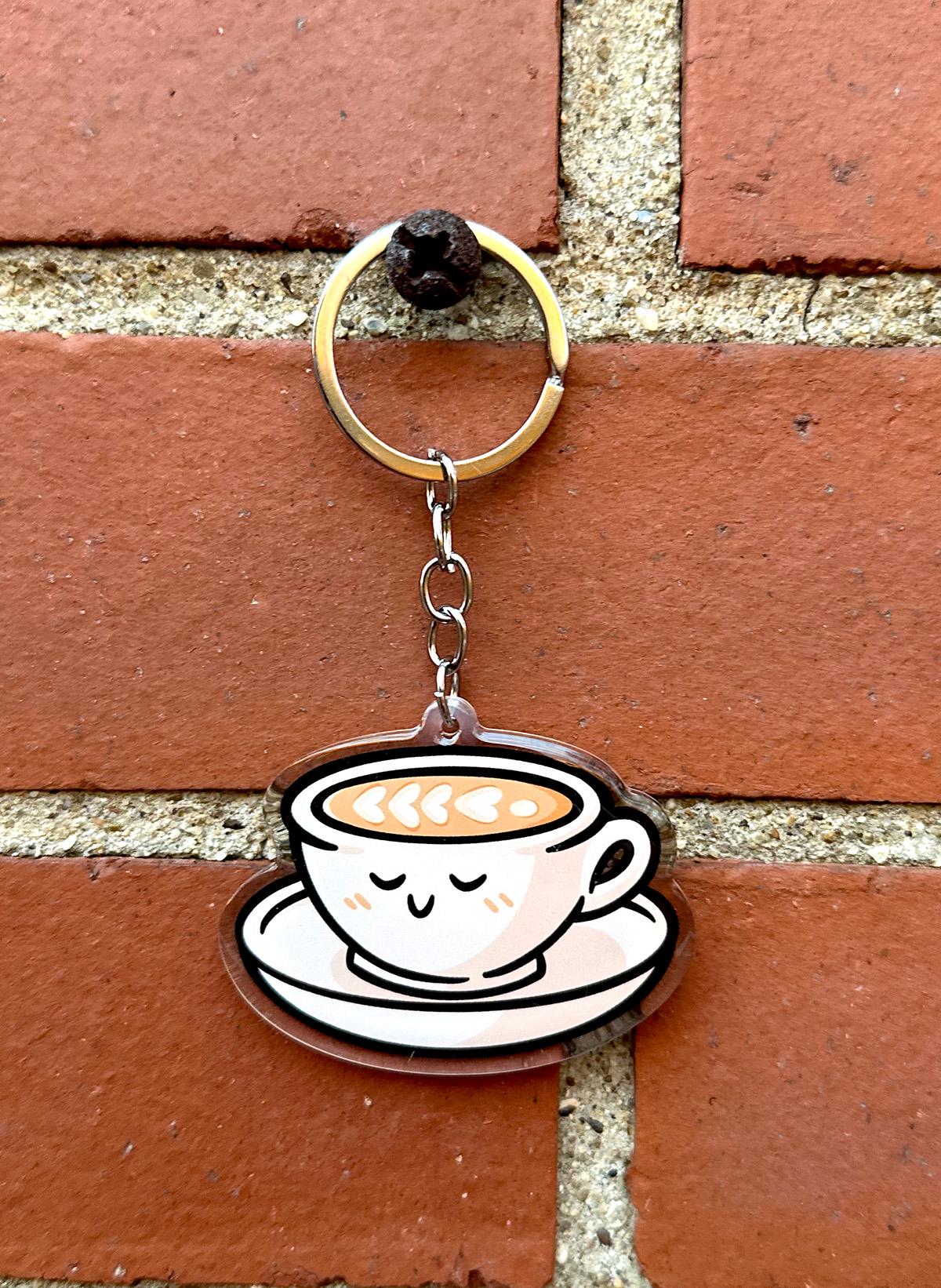 Latte Keychain