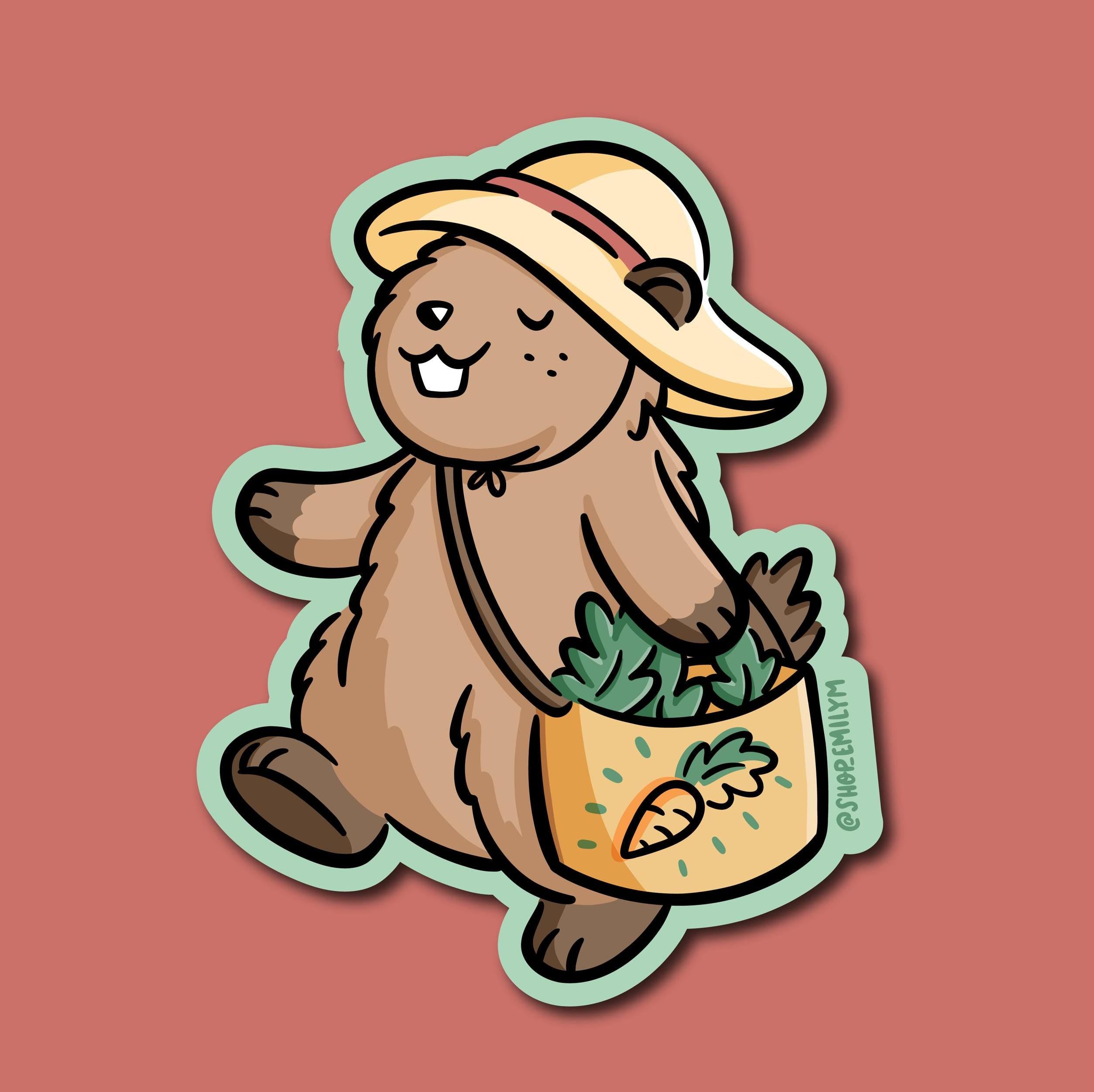 Groundhog Sticker