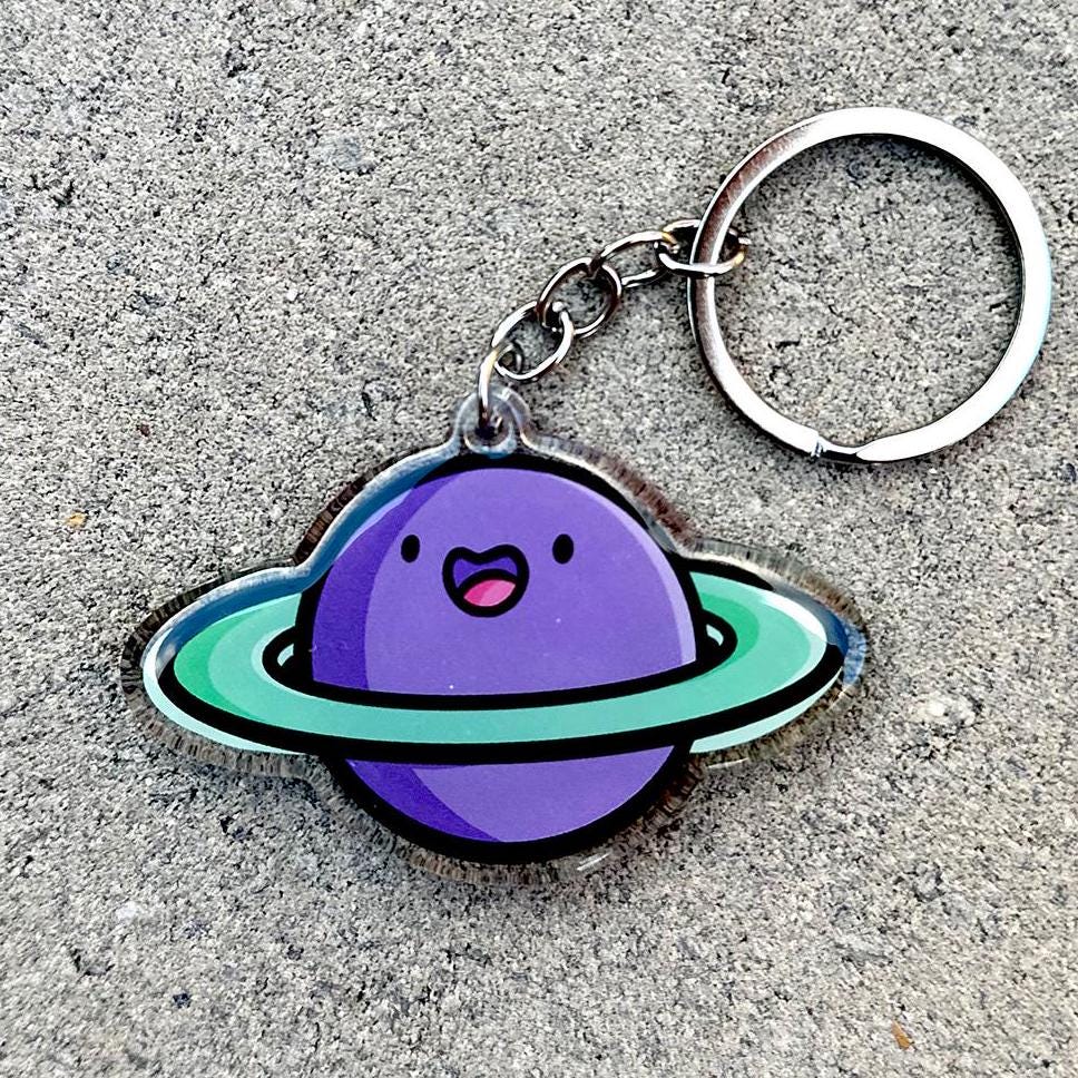 Saturn Keychain