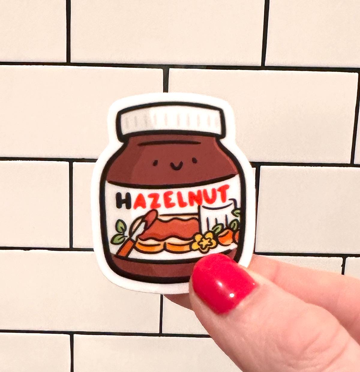 Hazelnut Spread Mini Sticker