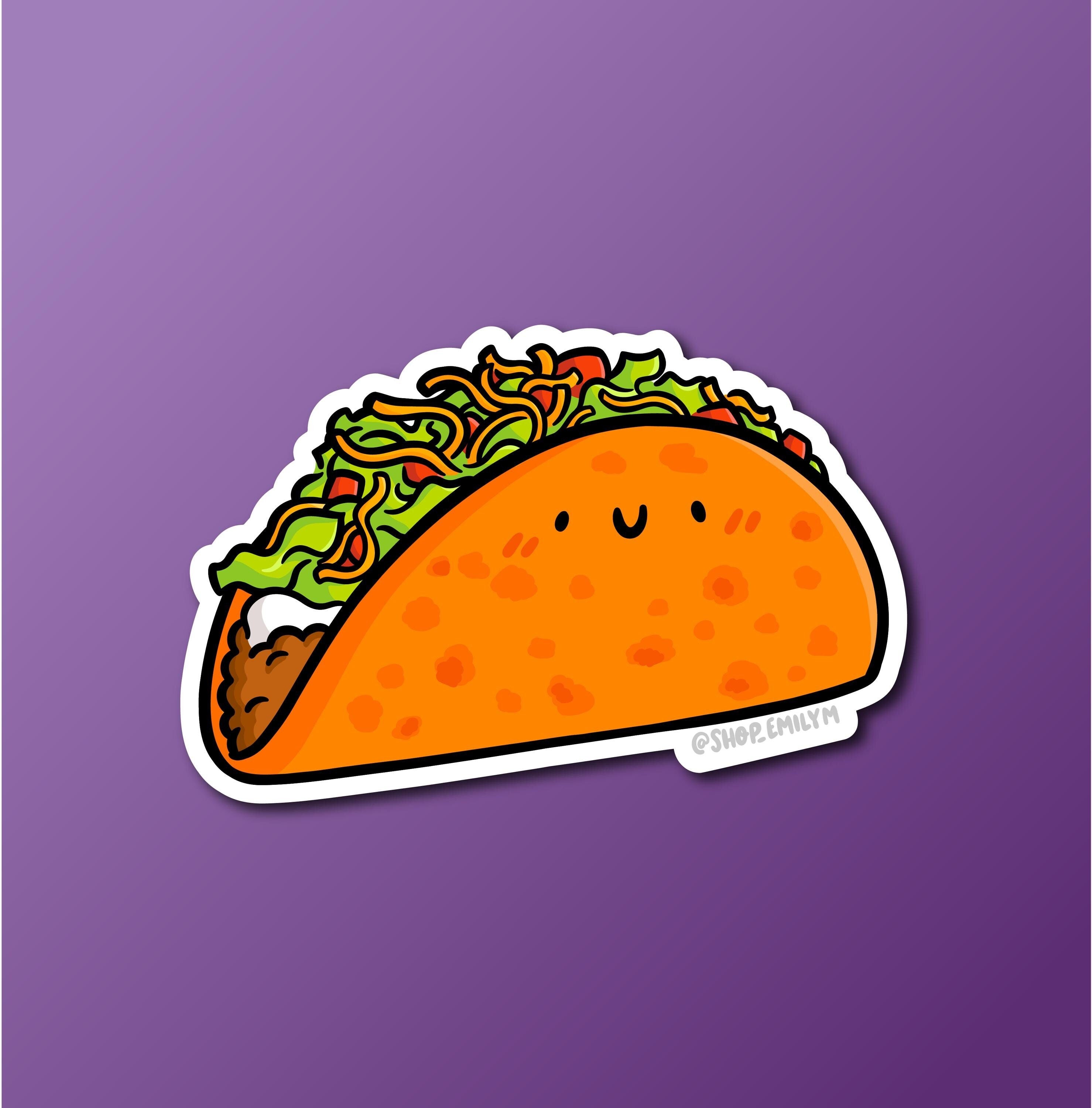 Cheese Taco Sticker