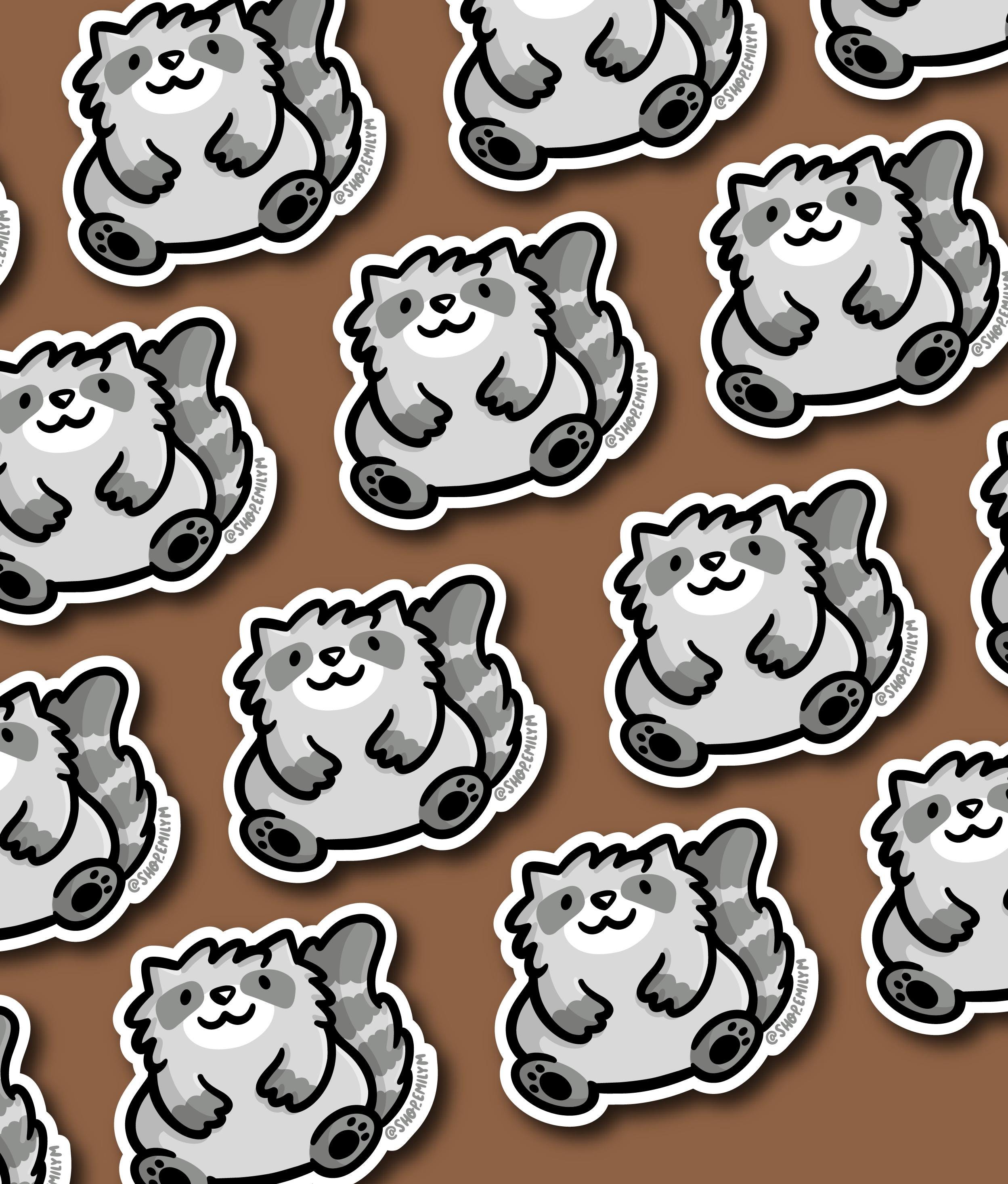 Raccoon Sticker