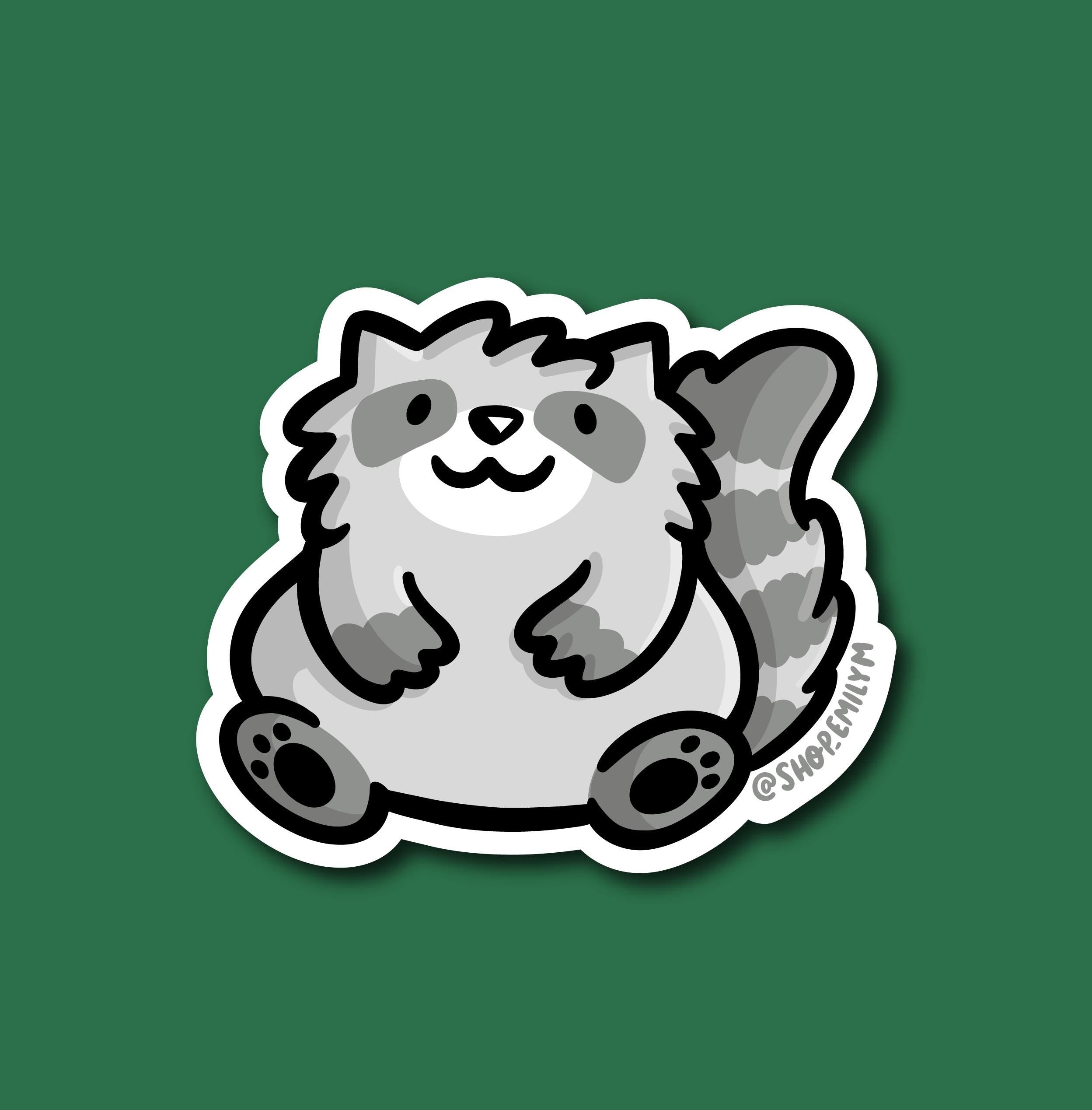 Raccoon Sticker