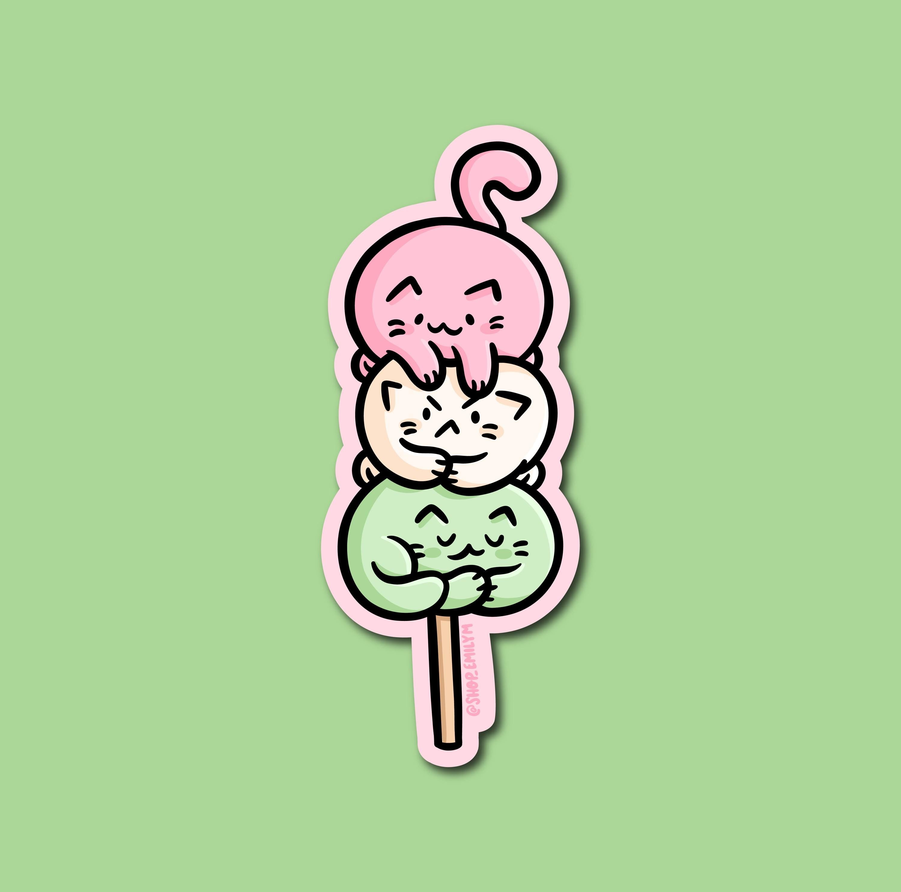 Dango Cat Sticker