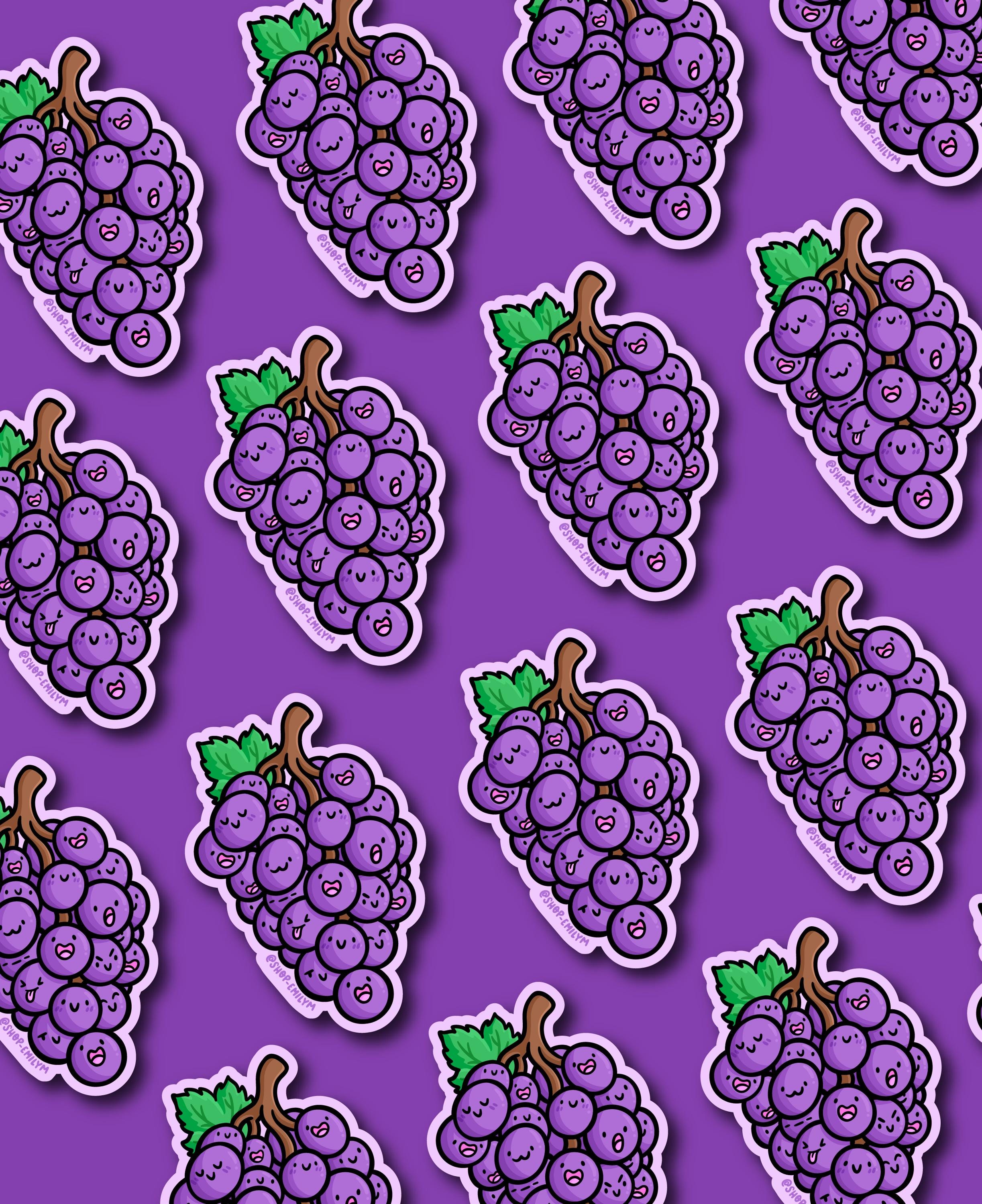 Grapes Sticker