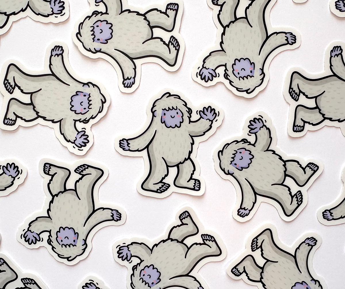 Yeti Mini Sticker
