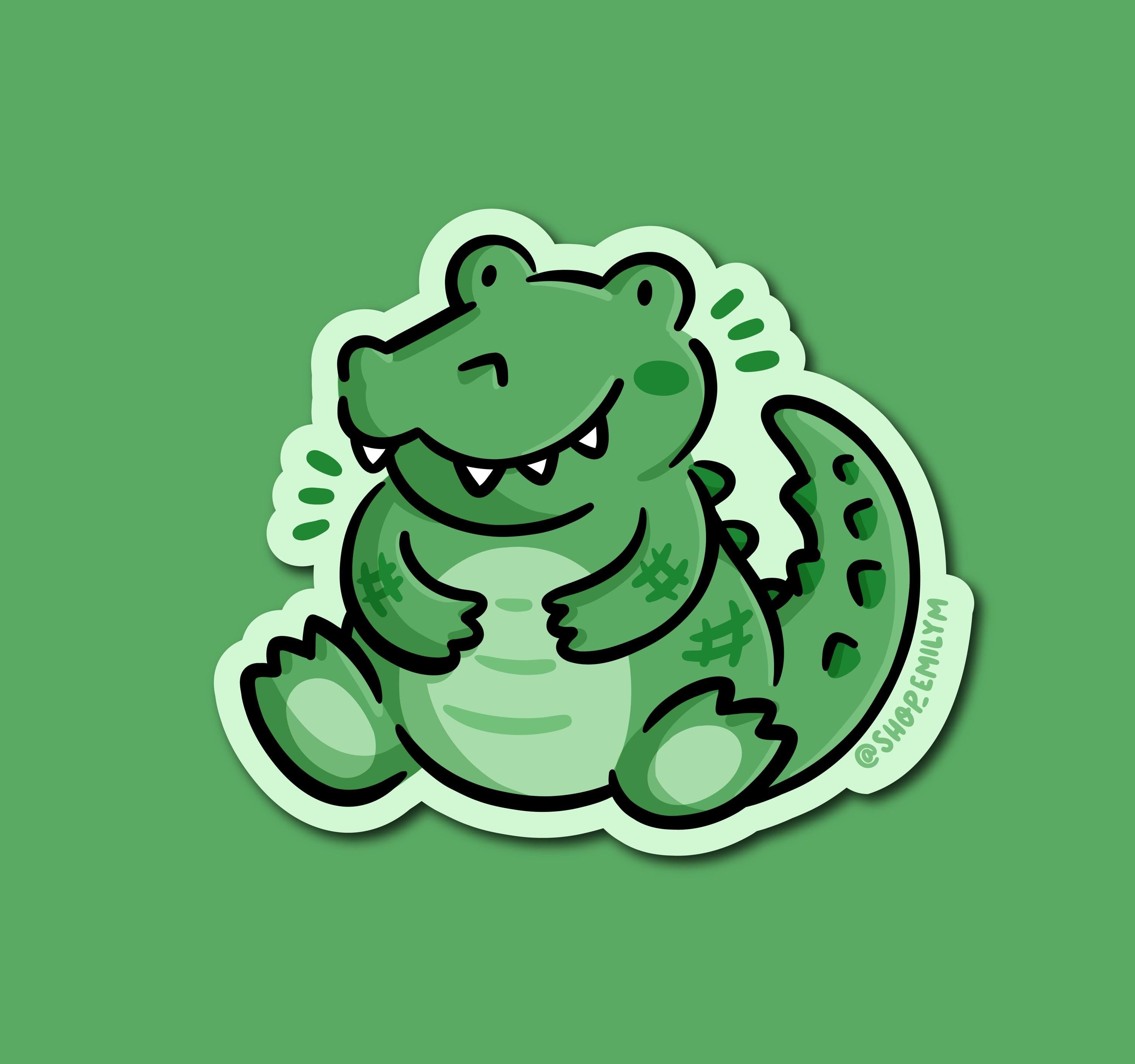 Crocodile Sticker