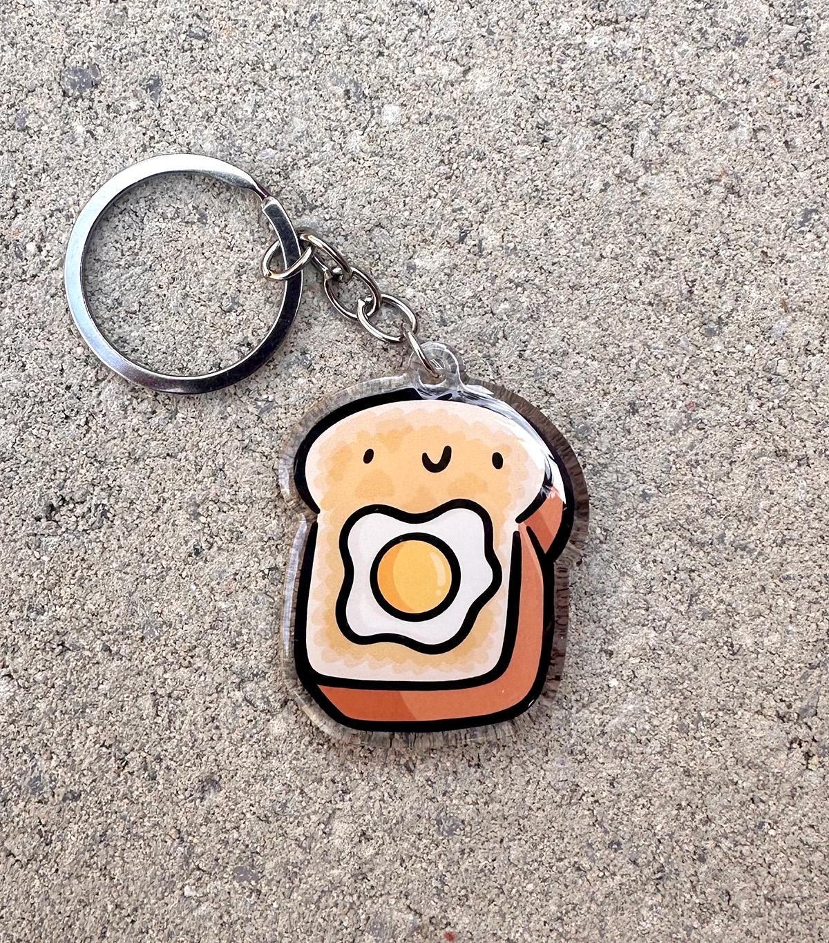 Egg & Toast Keychain