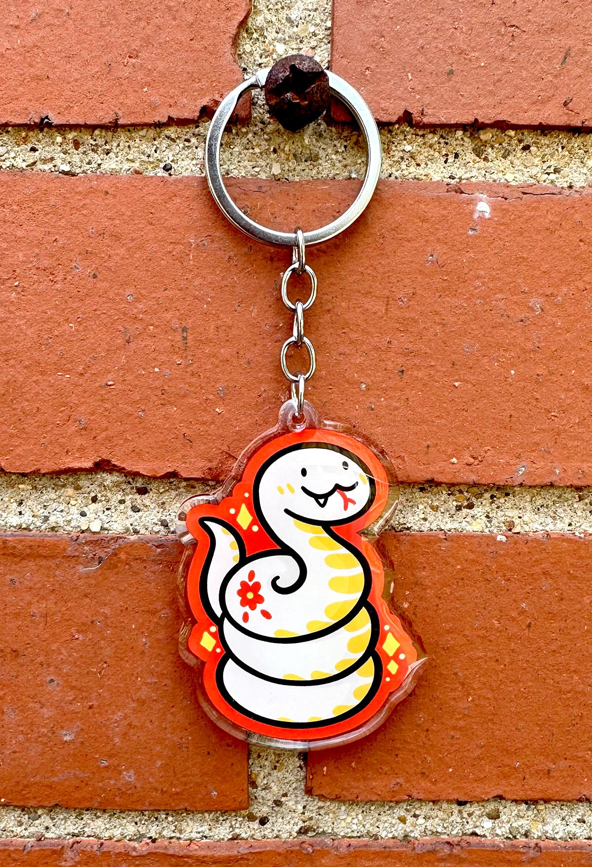 Snake Zodiac Keychain