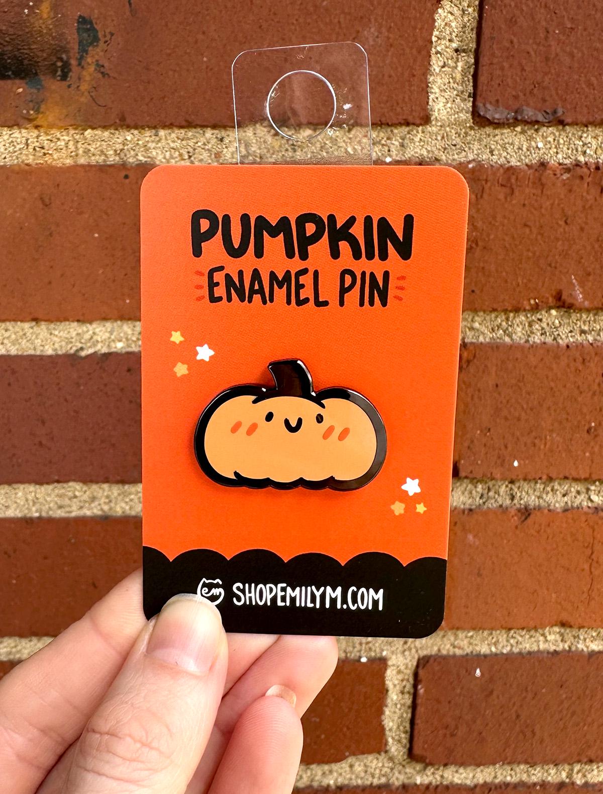 Pumpkin Enamel Pin