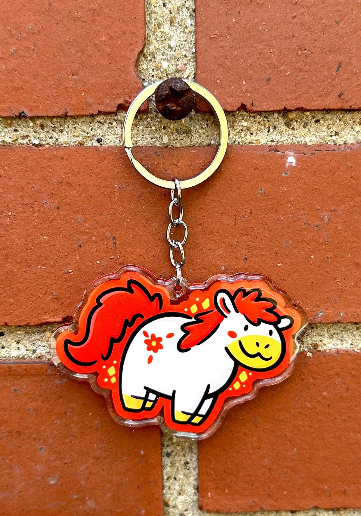 Horse Zodiac Keychain