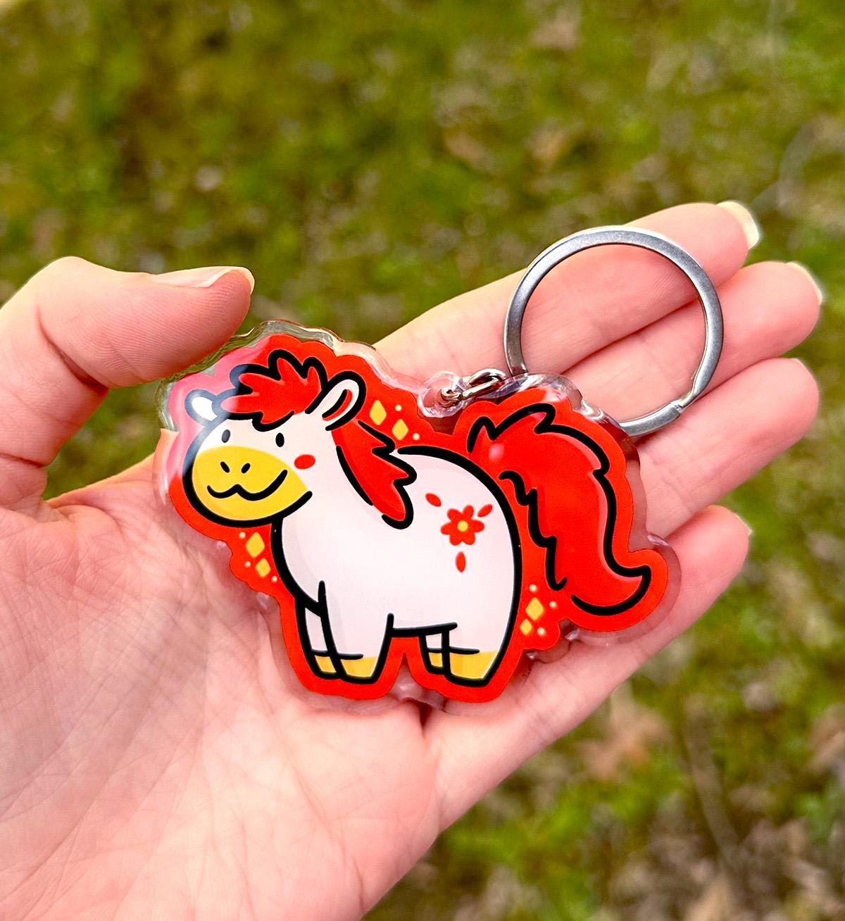 Horse Zodiac Keychain