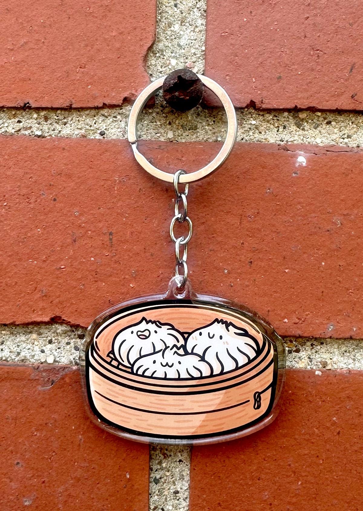 Steamed Buns Keychain