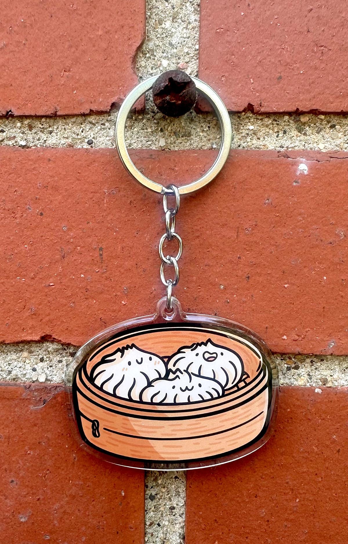 Steamed Buns Keychain