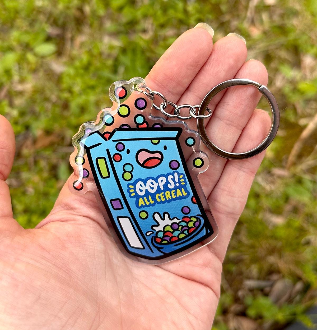 Oops! All Cereal Keychain
