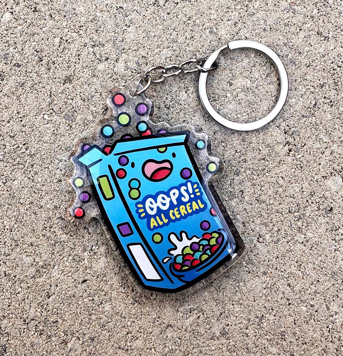 Oops! All Cereal Keychain