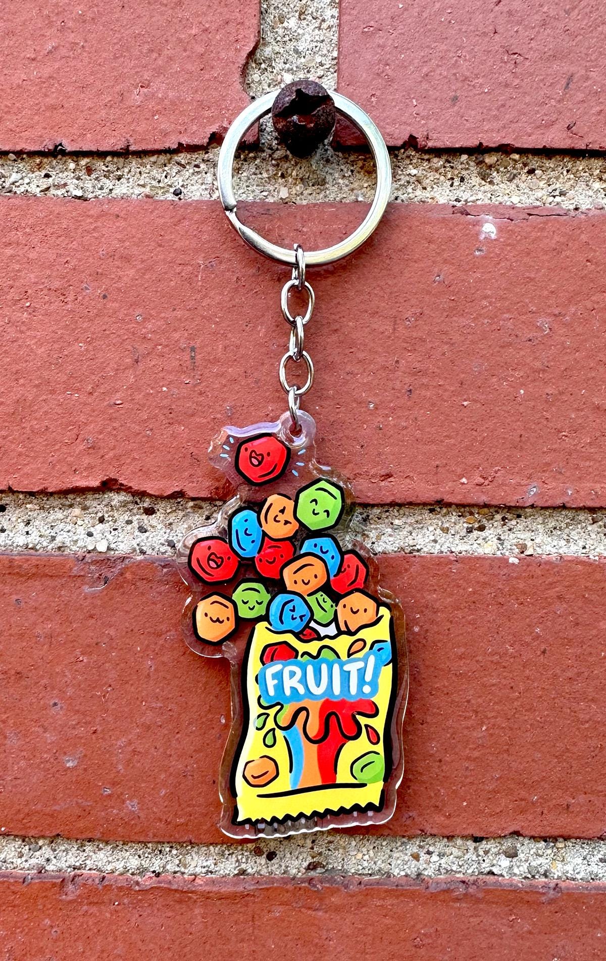 Fruit Gummies Keychain