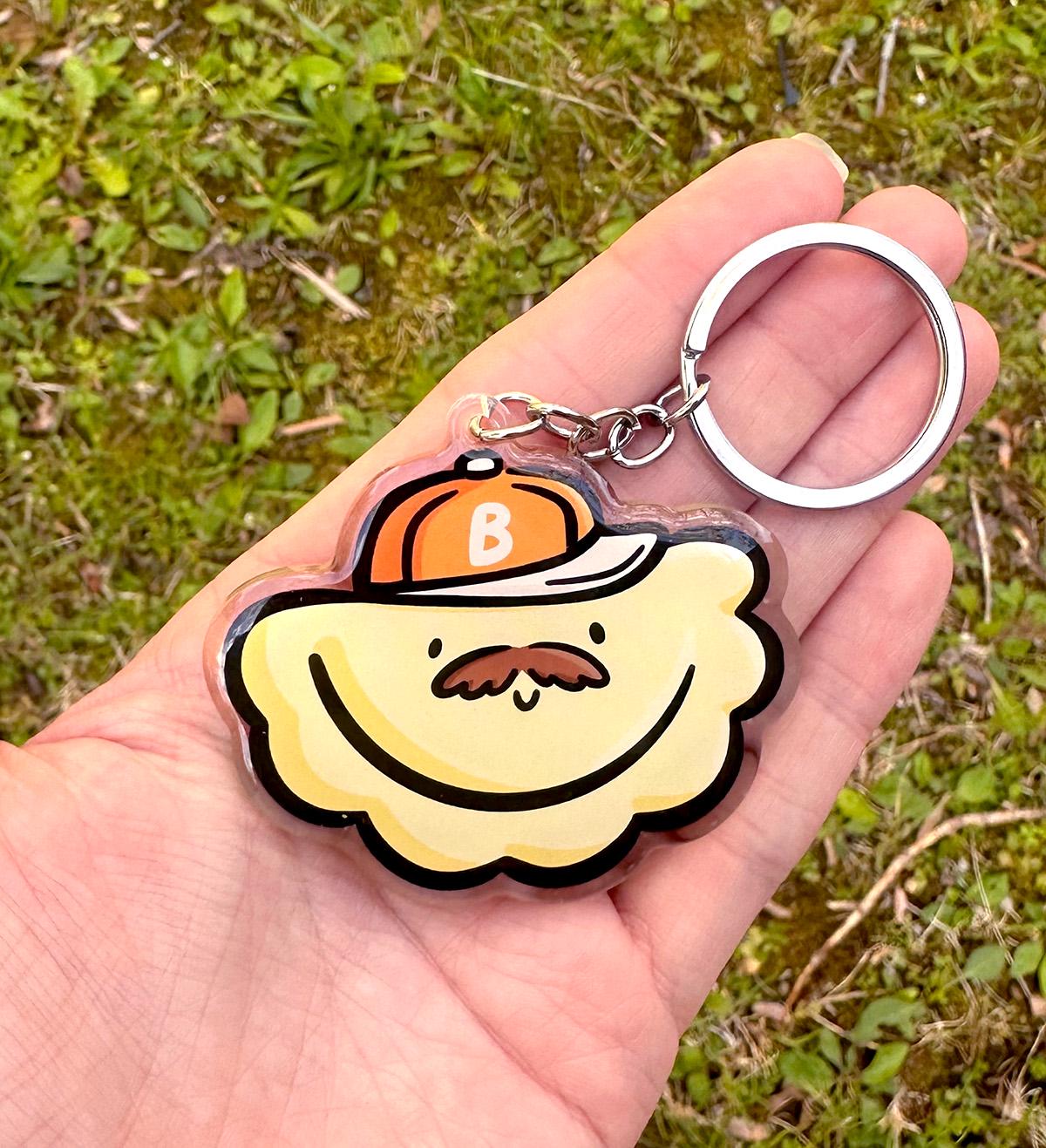 Pittsburgh PIerogi Keychain (Bacon)