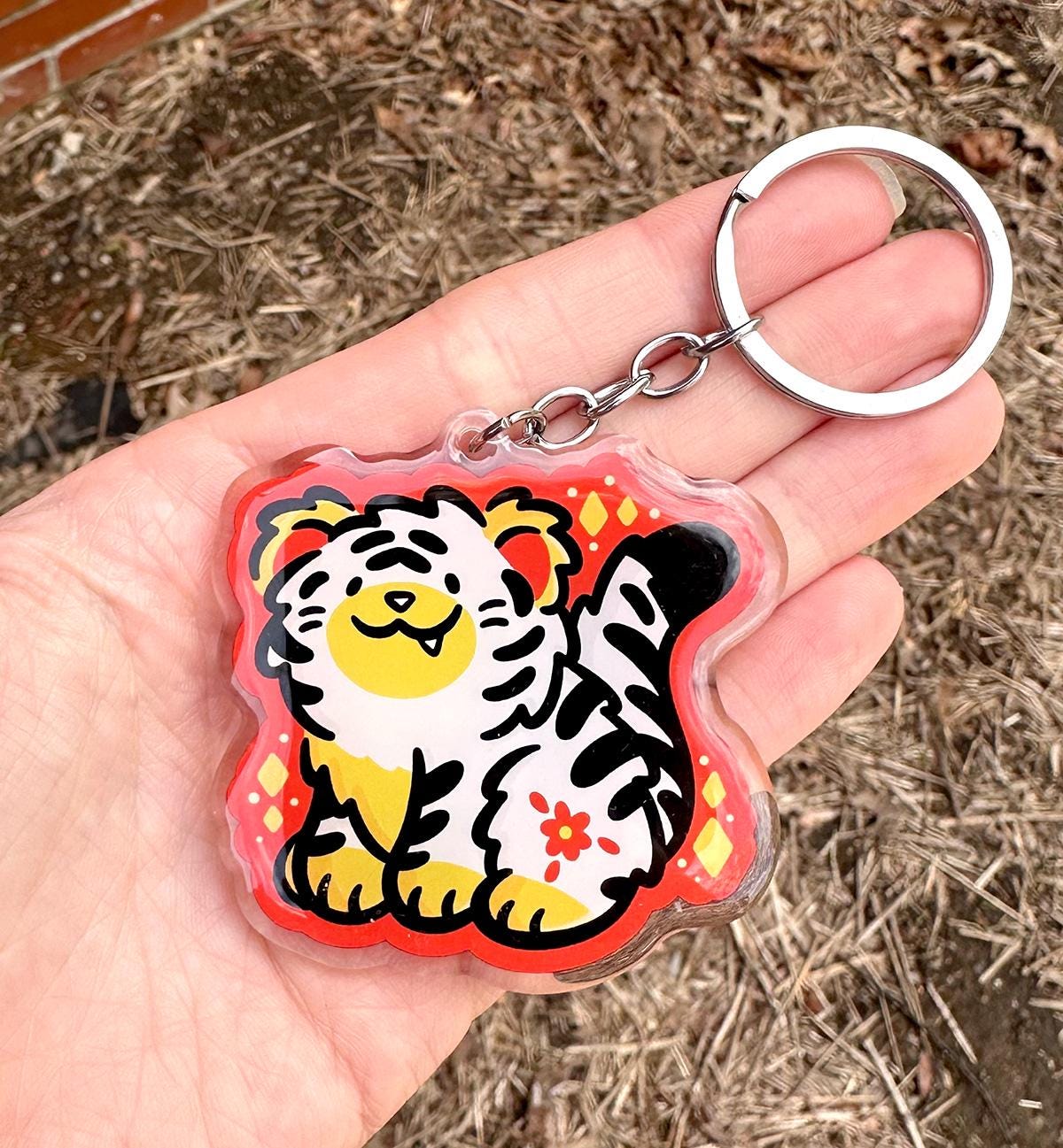 Tiger Zodiac Keychain