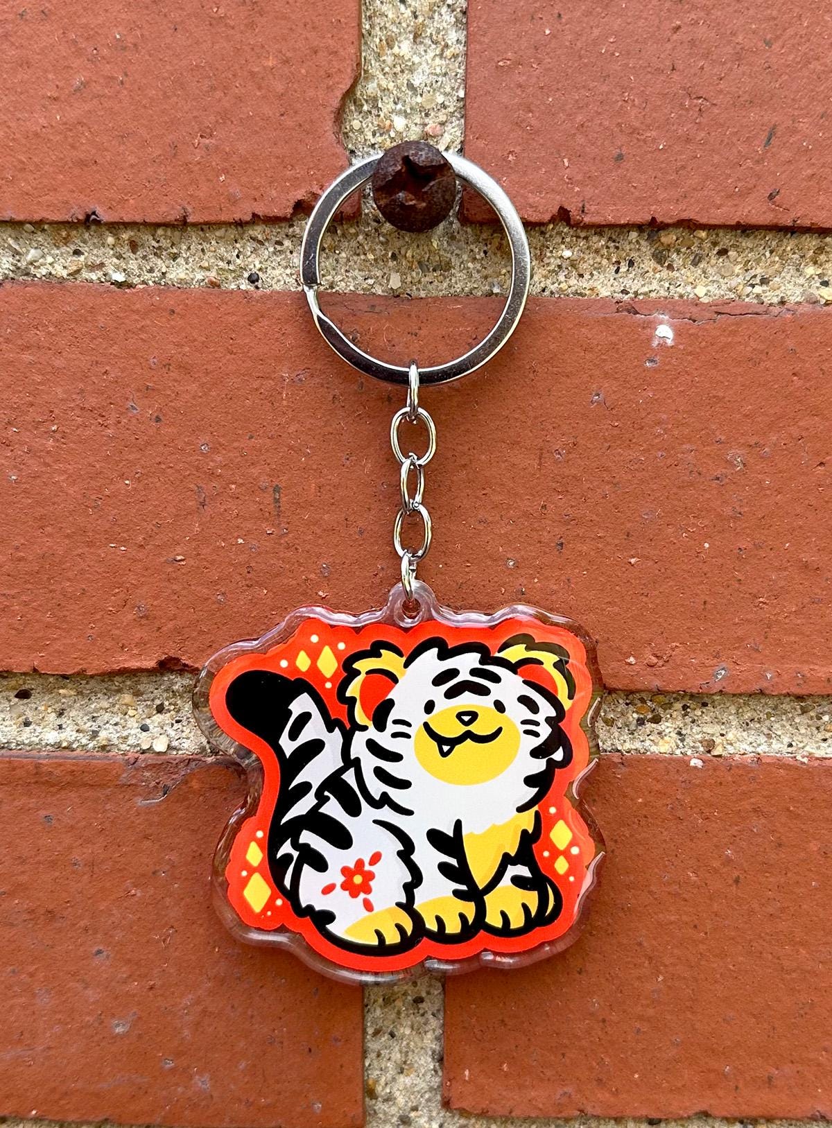 Tiger Zodiac Keychain