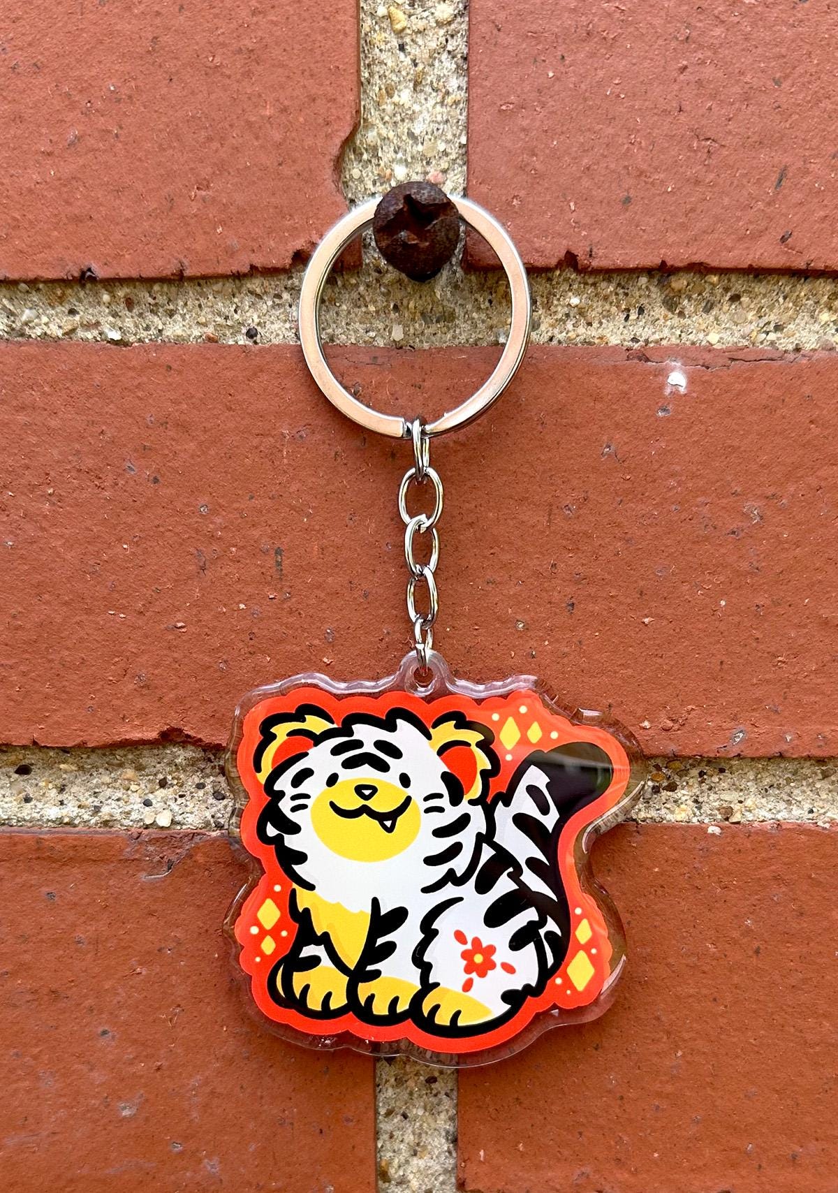Tiger Zodiac Keychain