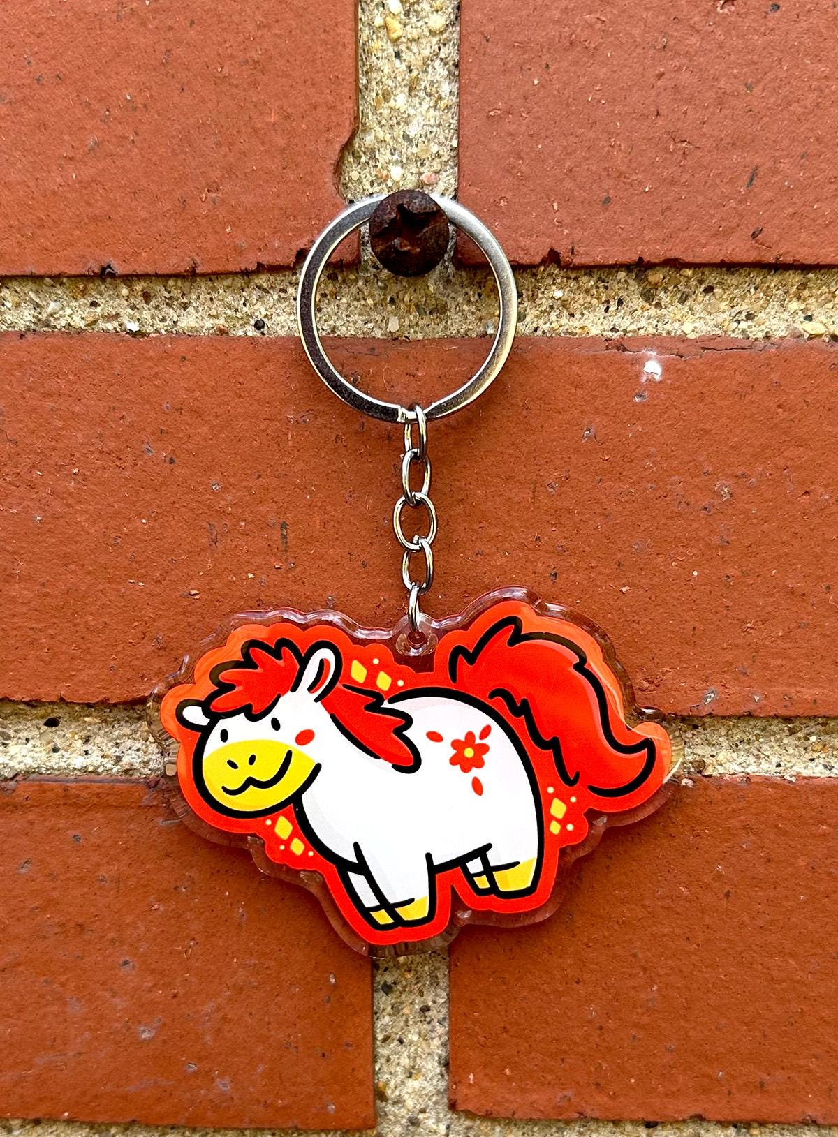 Horse Zodiac Keychain