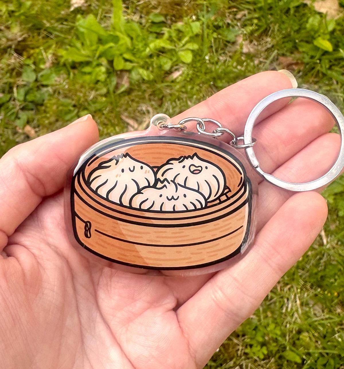 Steamed Buns Keychain