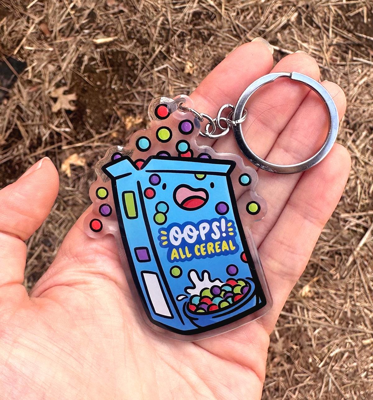 Oops! All Cereal Keychain