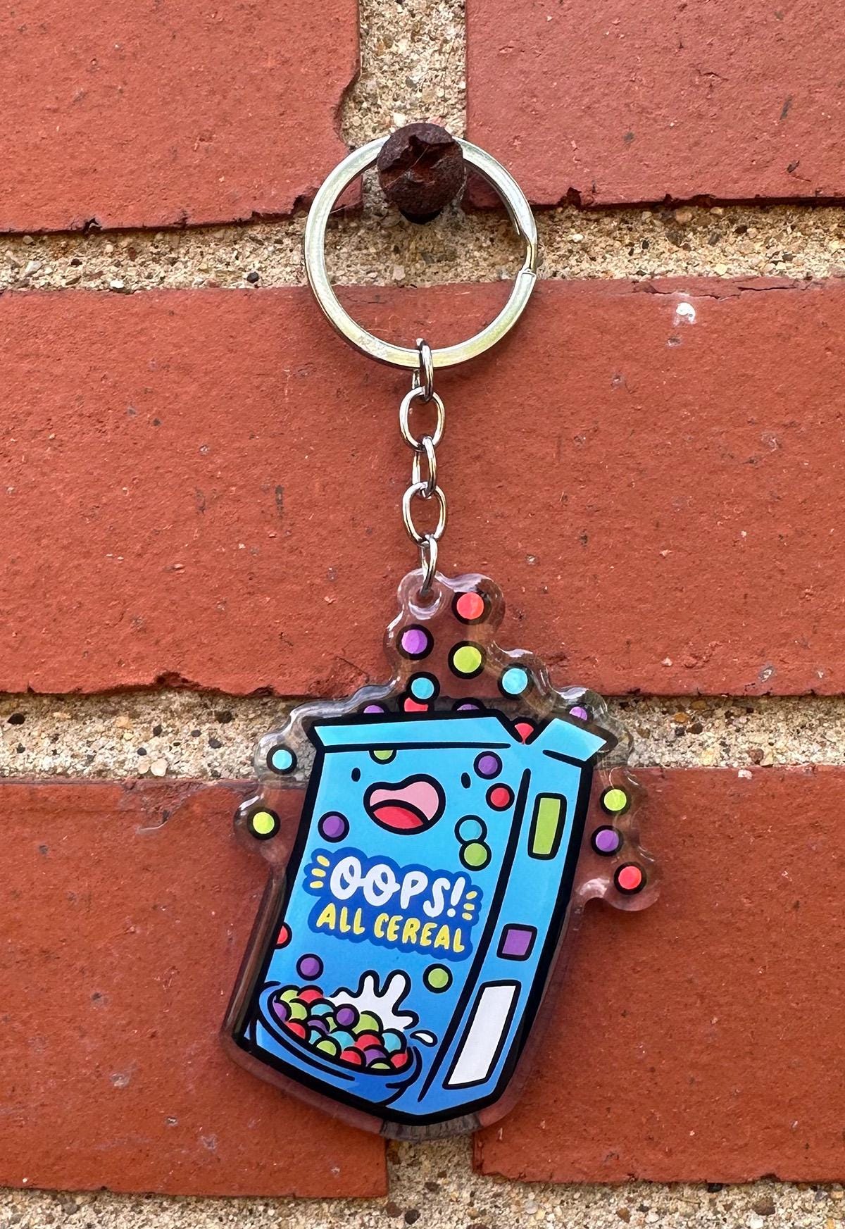 Oops! All Cereal Keychain
