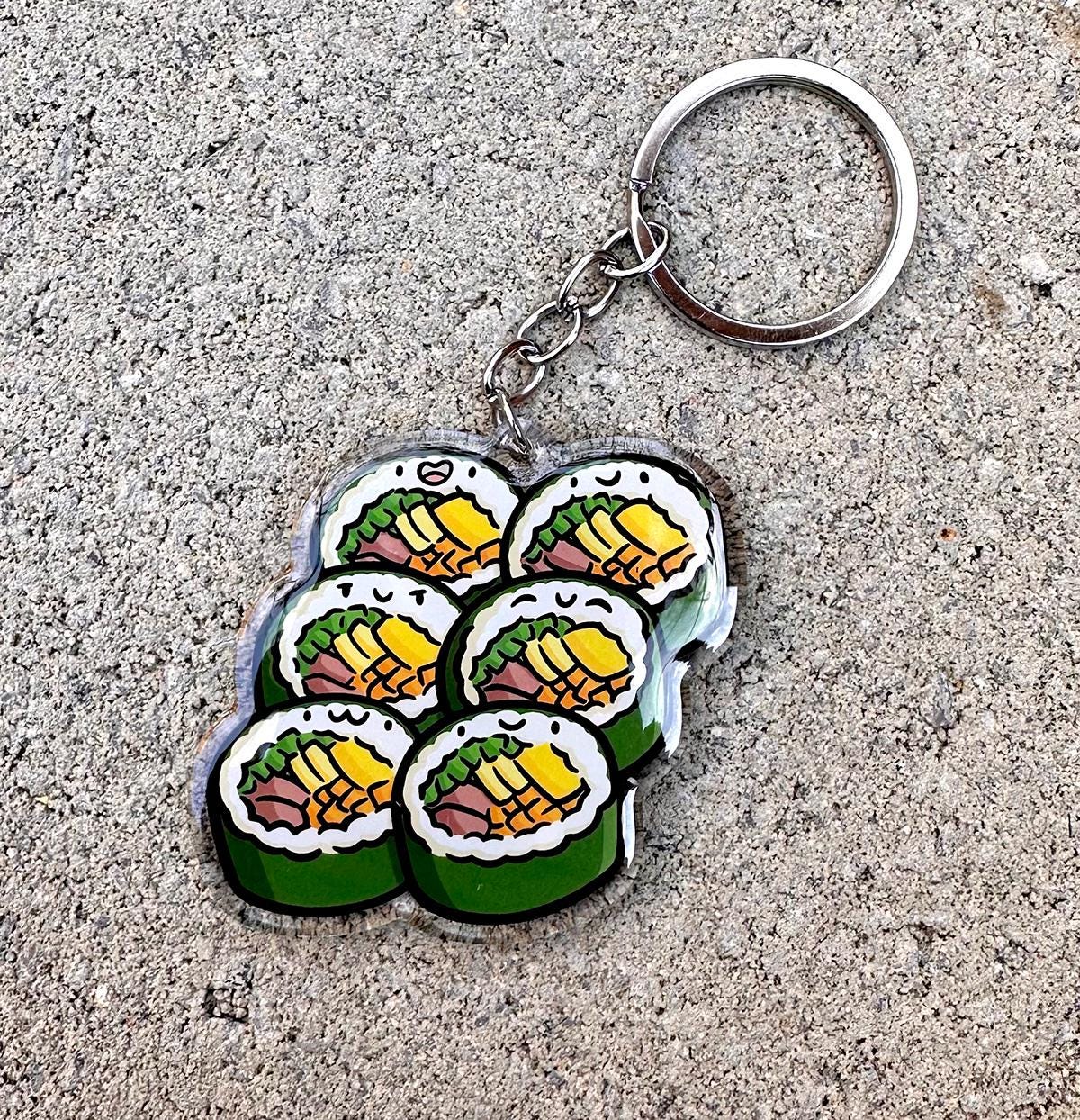 Kimbap Keychain