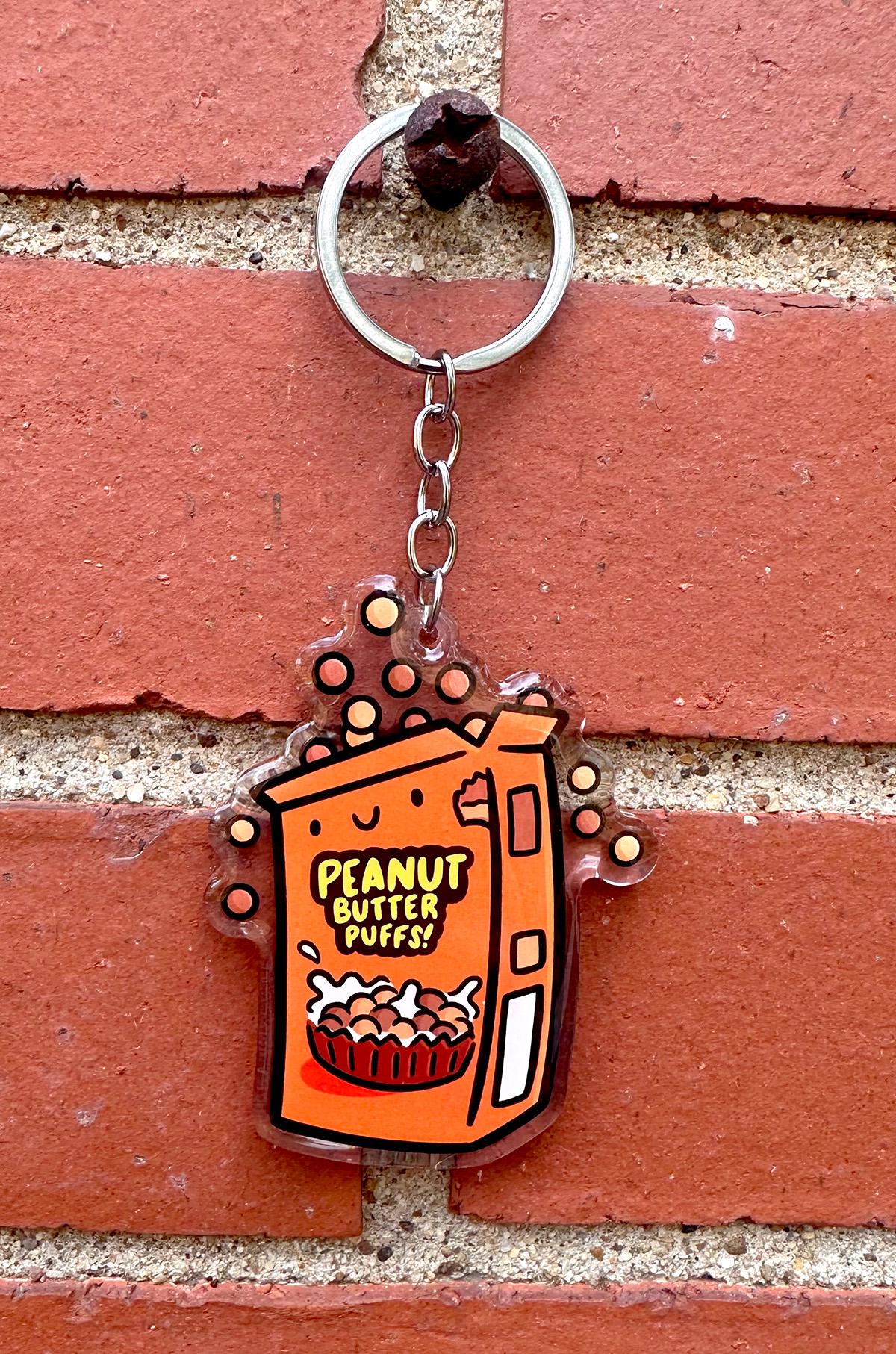 Peanut Butter Cereal Keychain