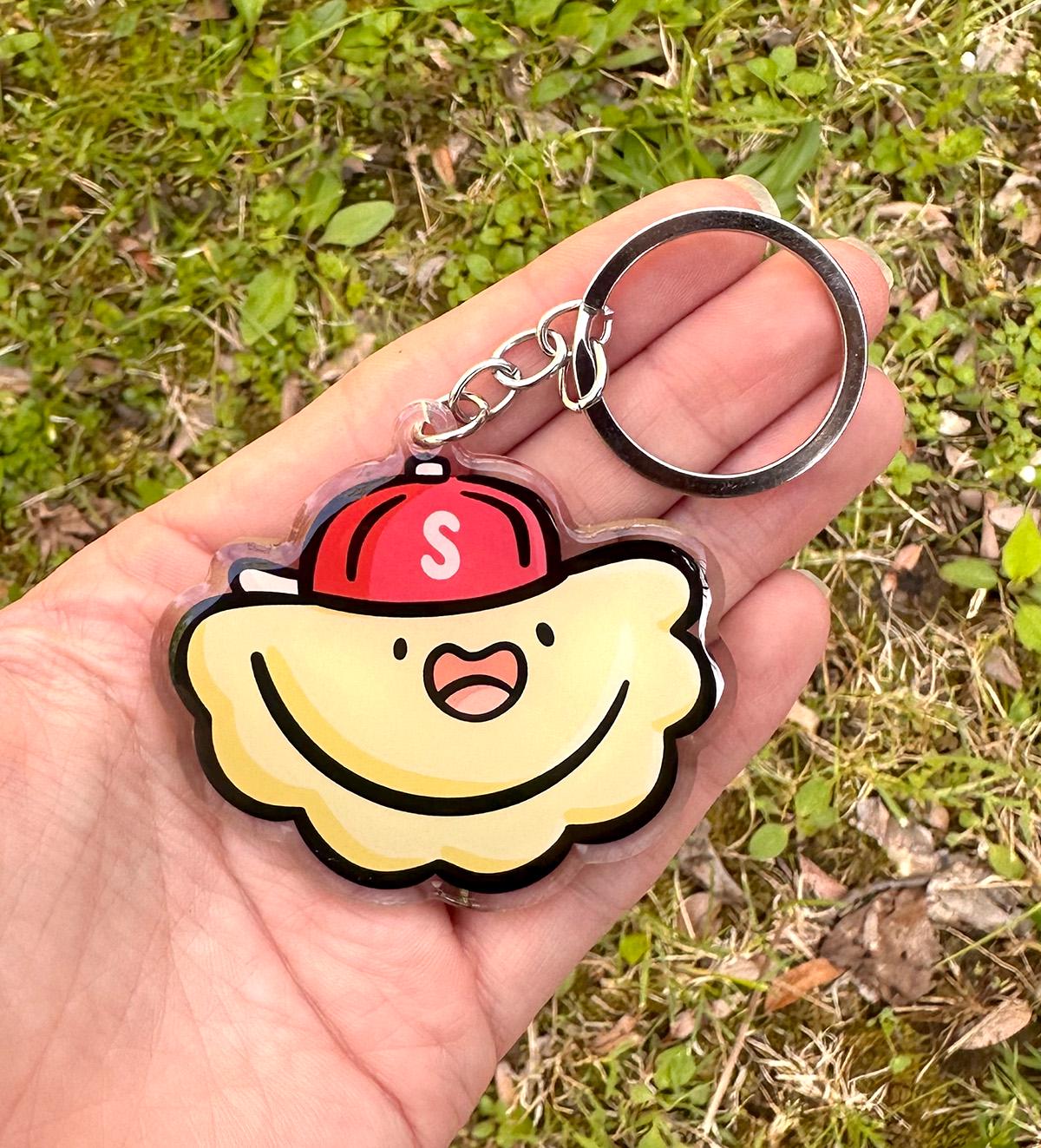 Pittsburgh PIerogi Keychain (Sauerkraut)