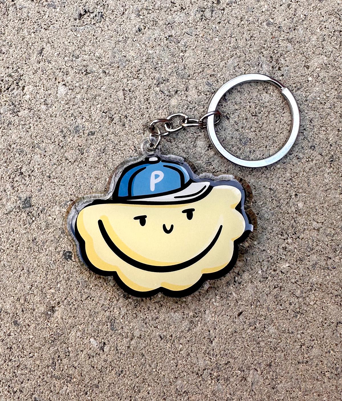 Pittsburgh PIerogi Keychain (Potato)