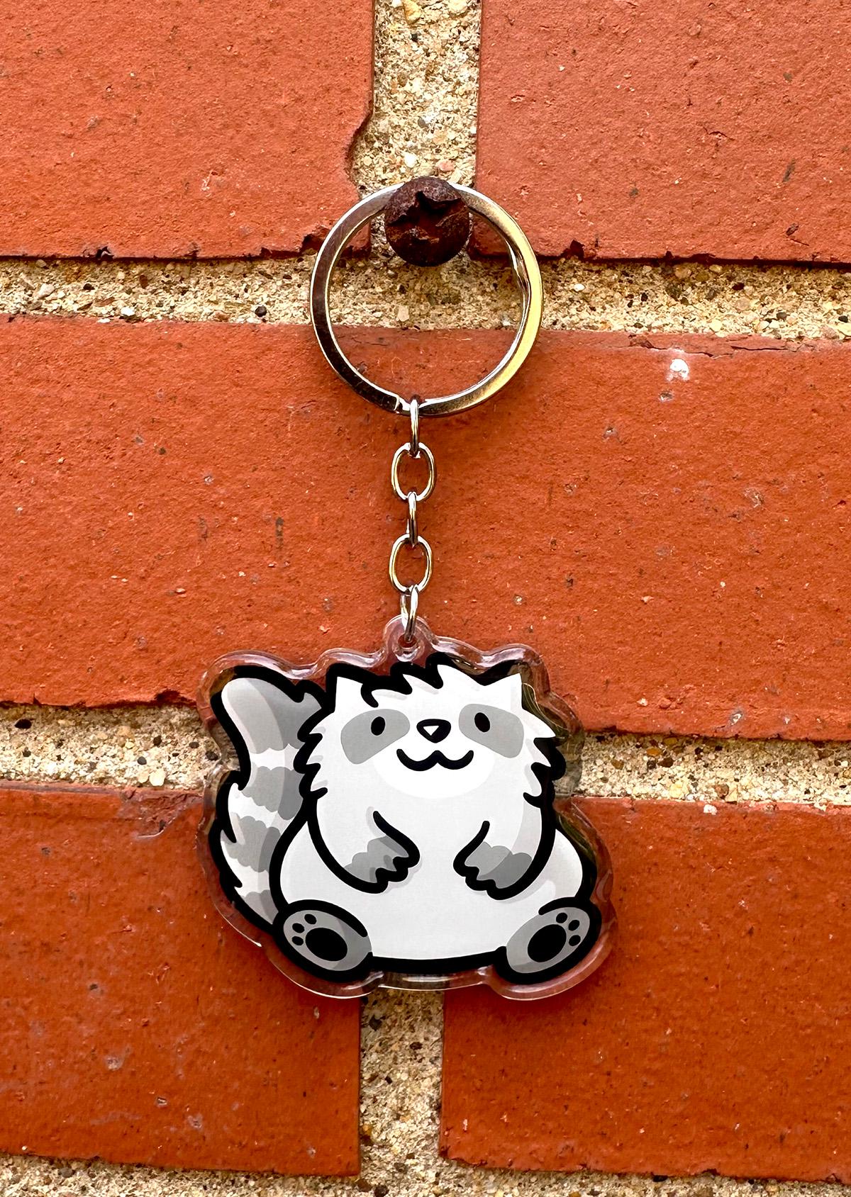 Raccoon Keychain