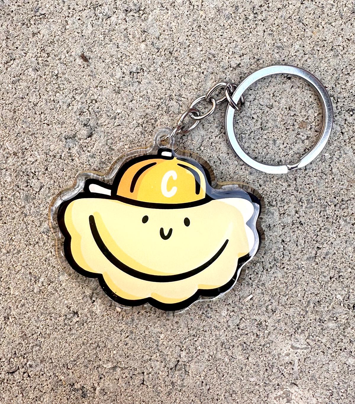 Pittsburgh PIerogi Keychain (Cheddar)