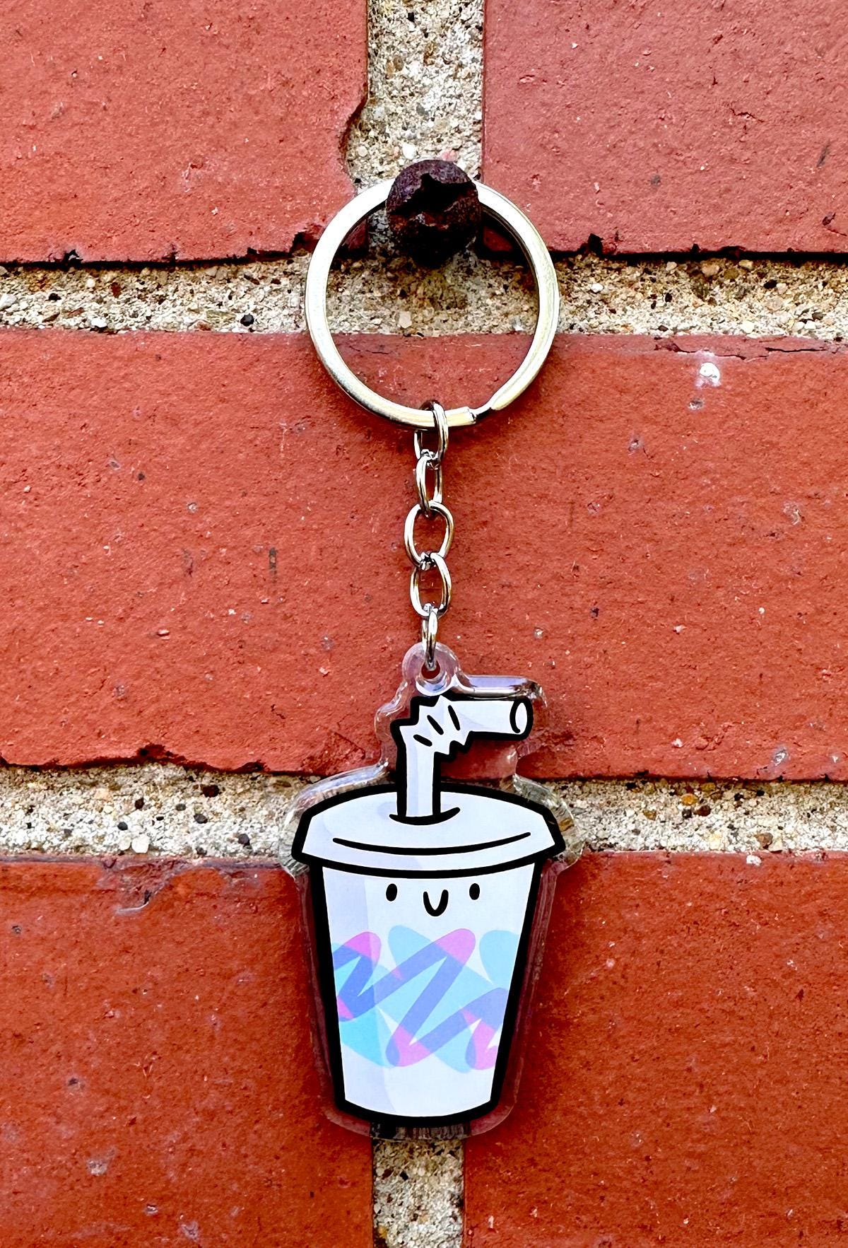 90's Cup Keychain