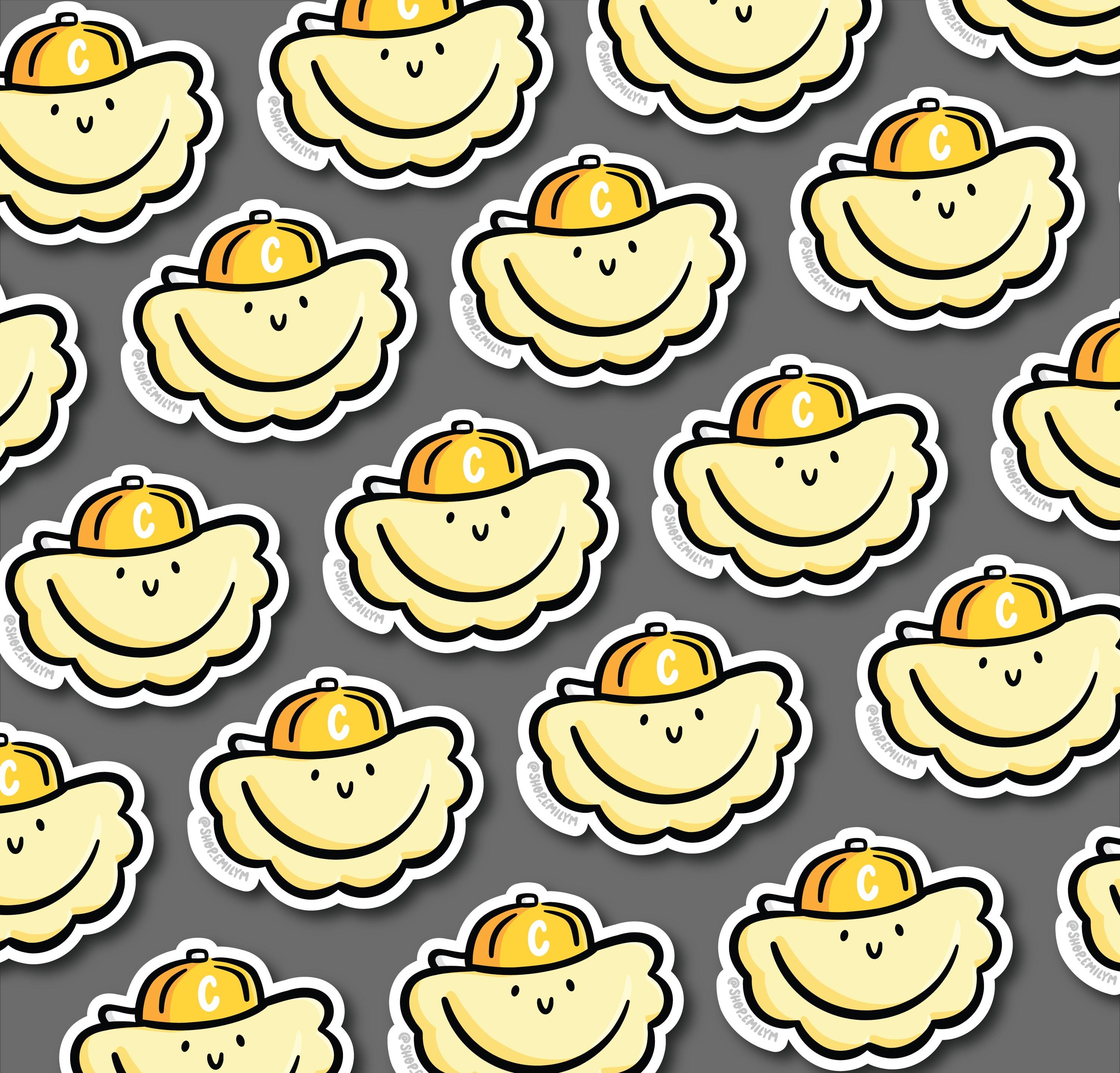 Pittsburgh Pierogi Sticker (Cheddar)