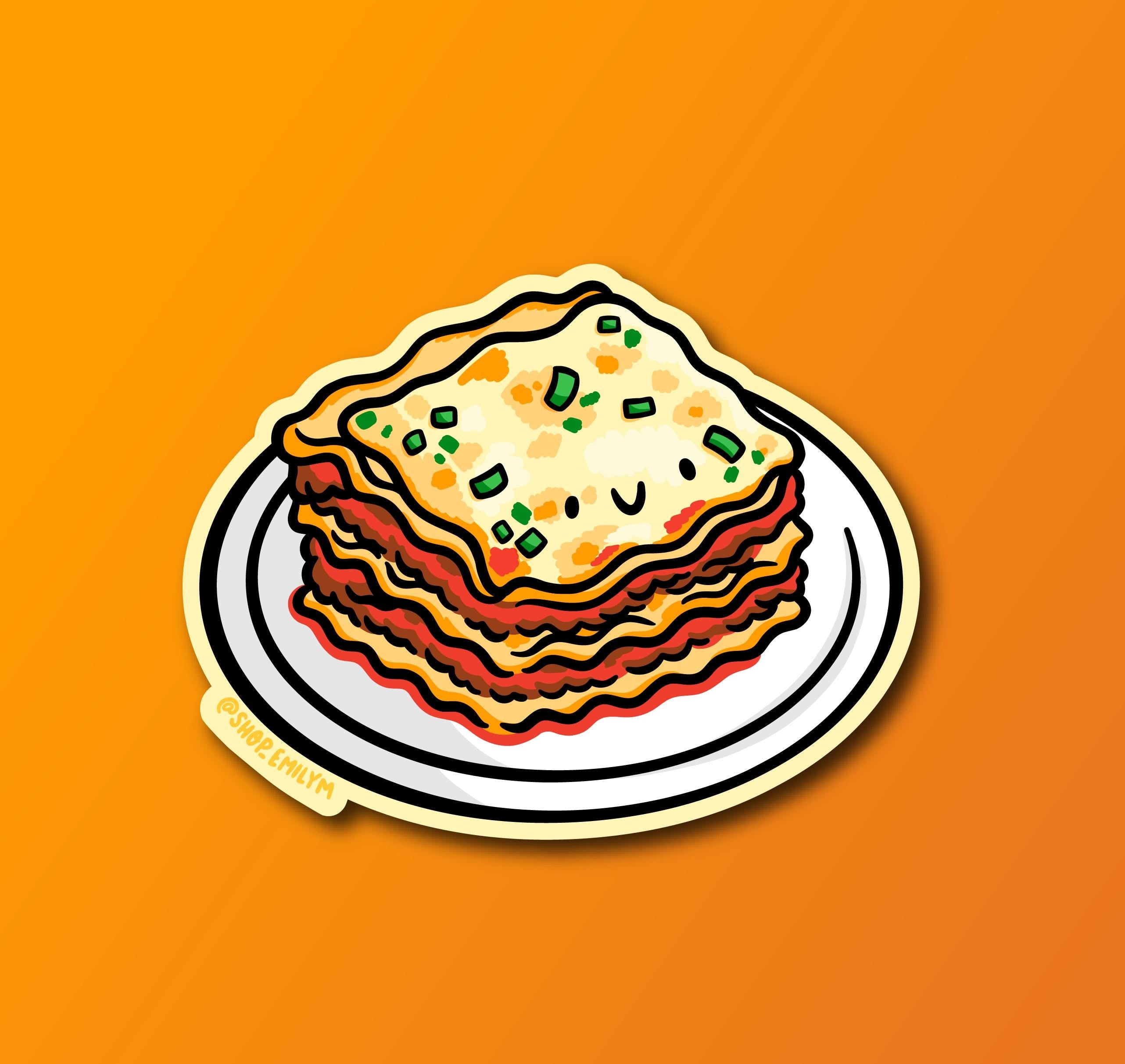 Lasagna Sticker