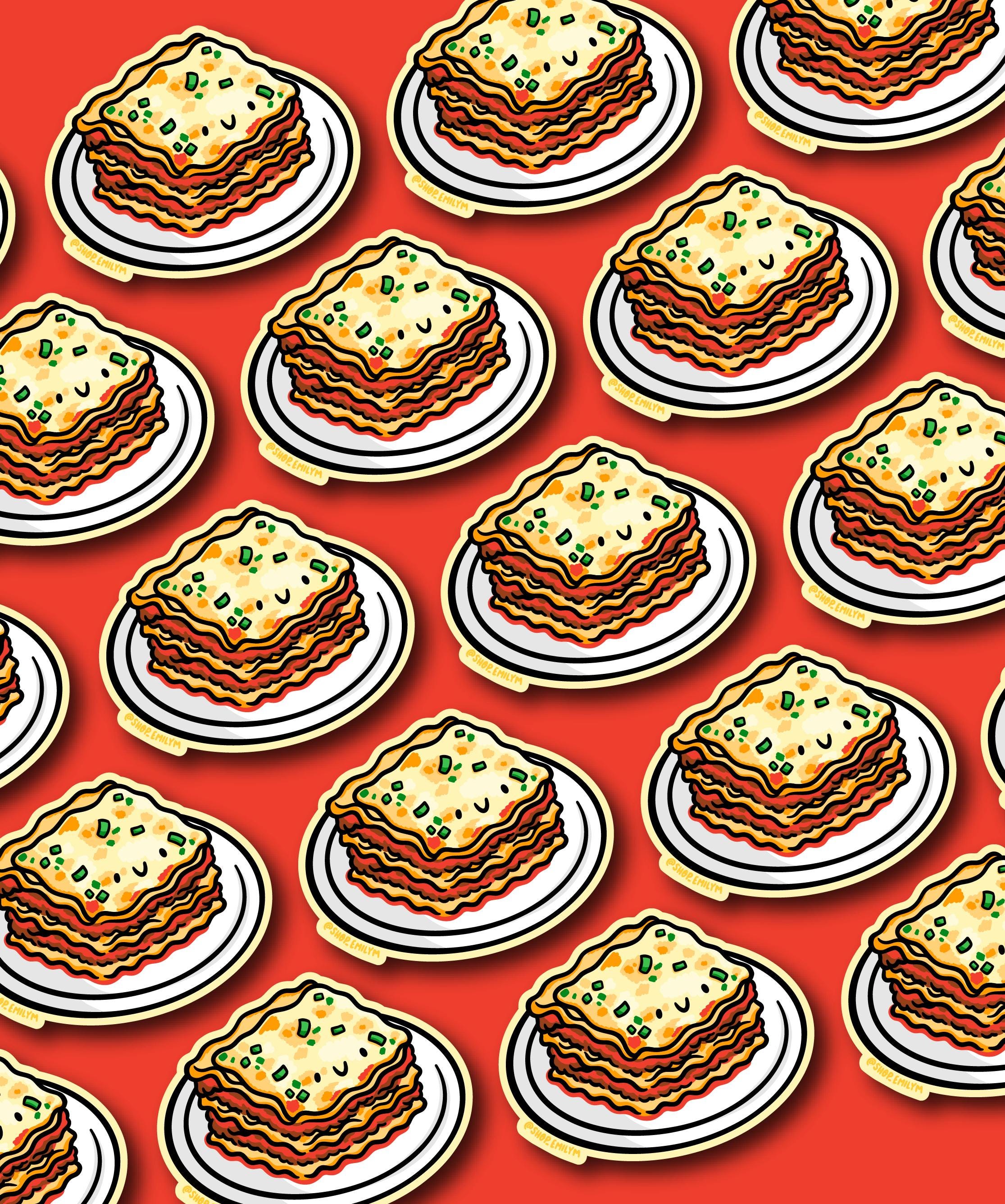 Lasagna Sticker