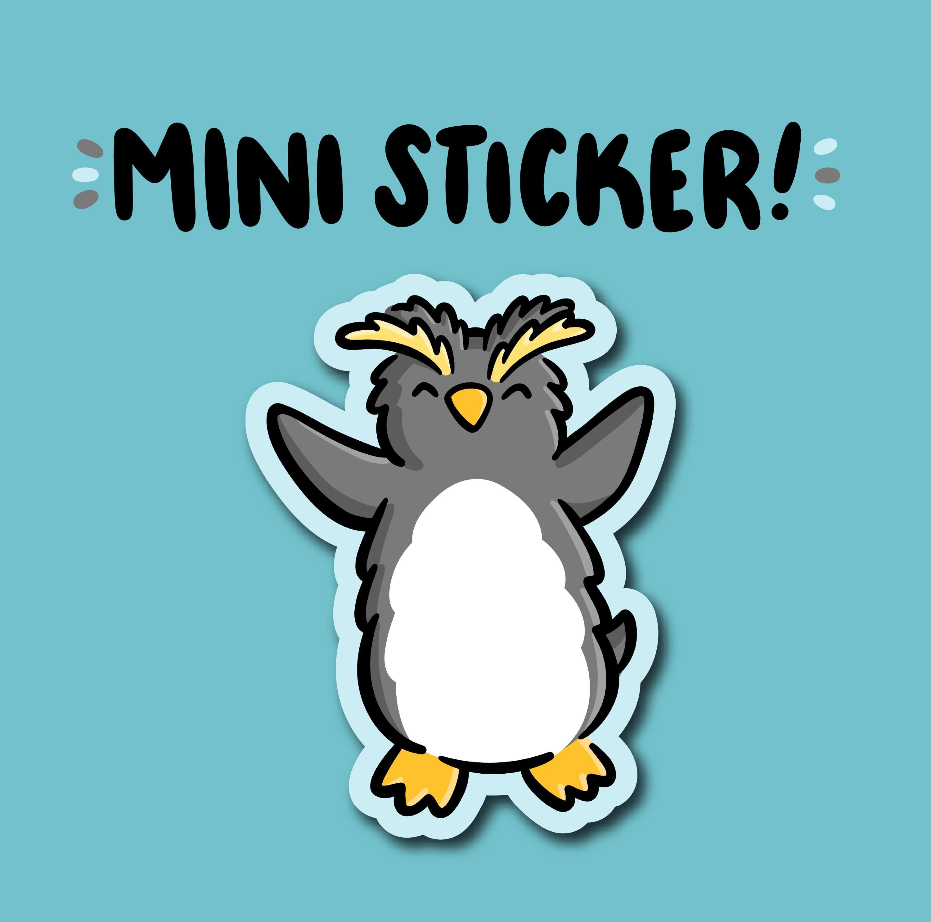 Macaroni Penguin Mini Sticker