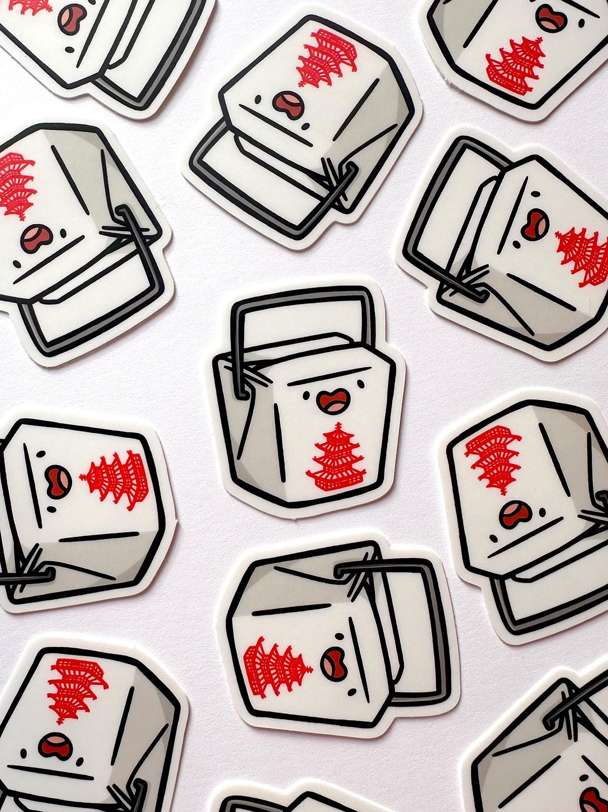 Take Out Box Mini Sticker