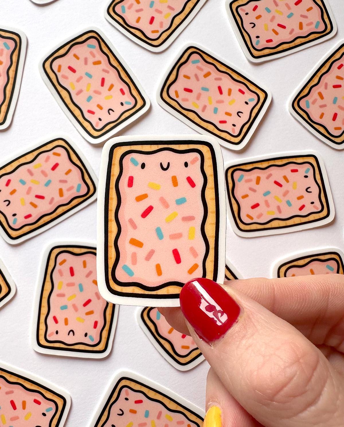 Strawberry Milkshake Toaster Pastry Mini Sticker