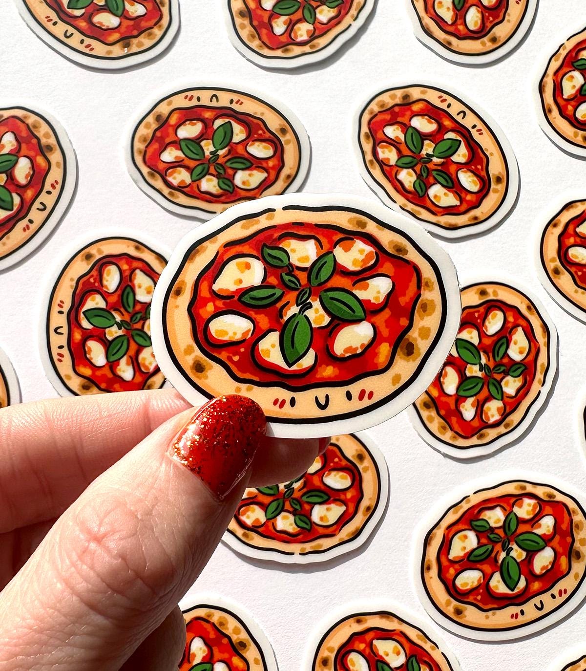 Margherita Pizza Mini Sticker