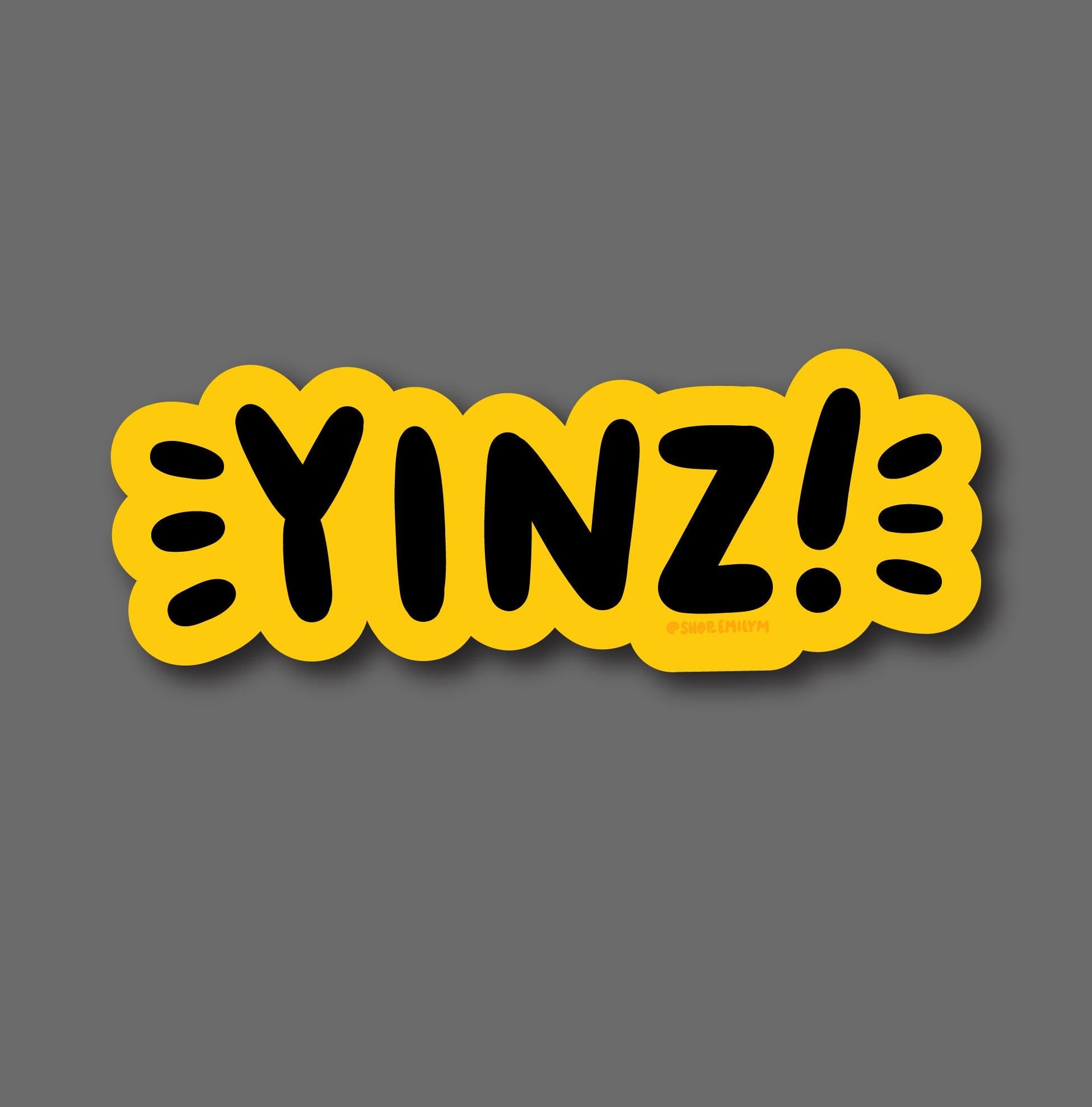 Yinz Magnet (Yellow)