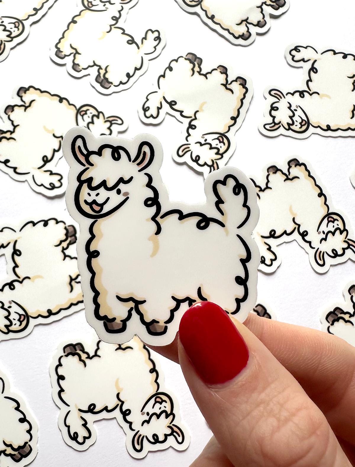 Llama Mini Sticker
