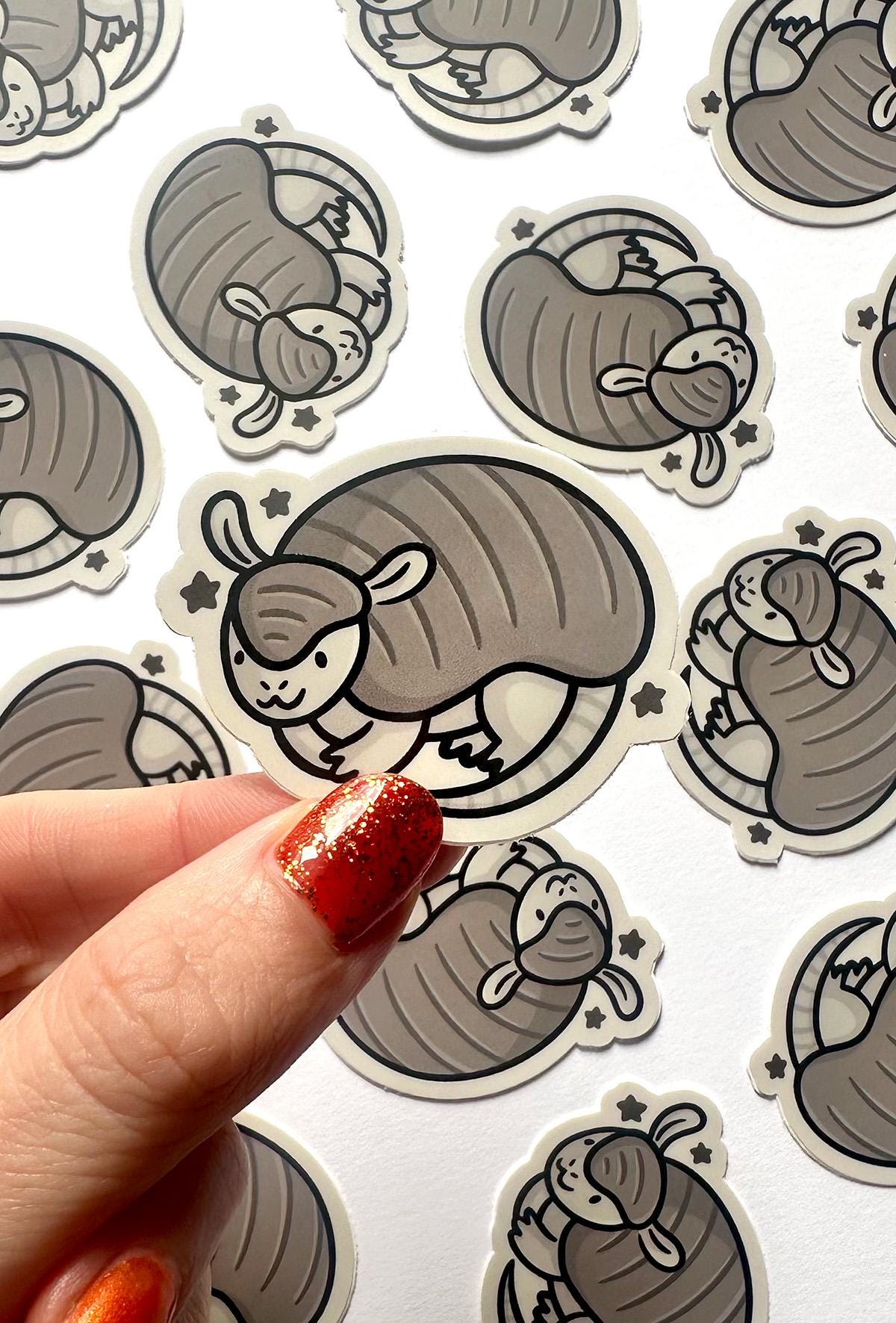 Armadillo Mini Sticker