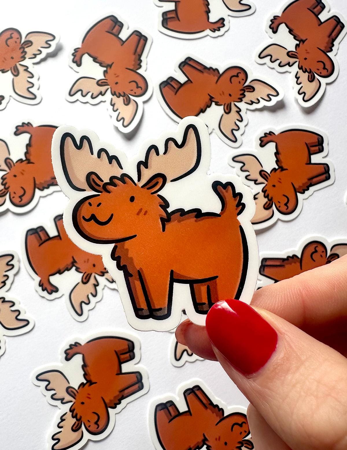Moose Mini Sticker