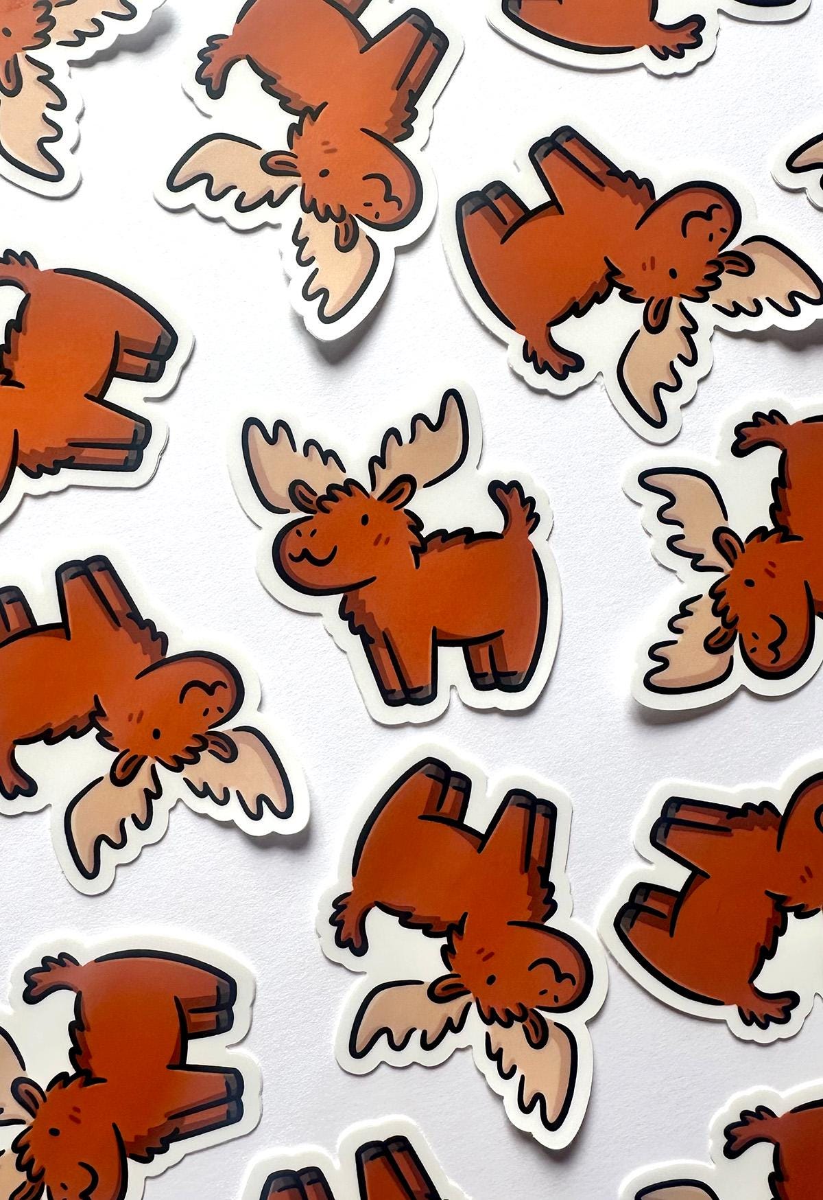 Moose Mini Sticker