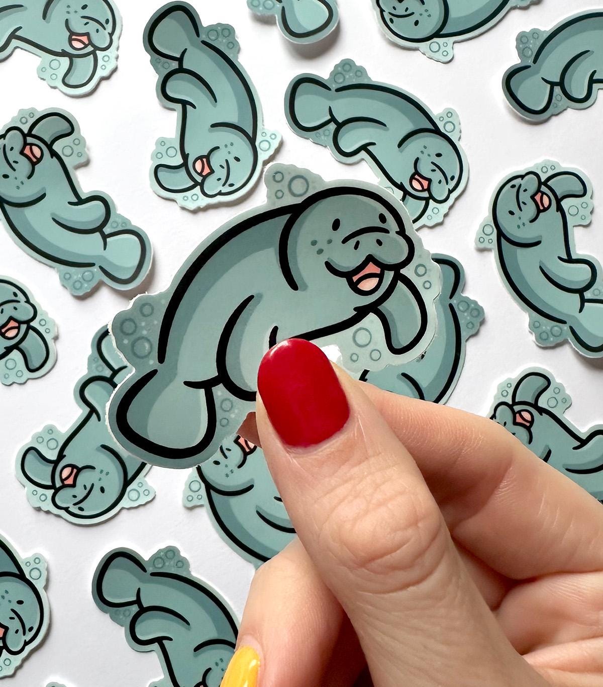 Manatee Mini Sticker